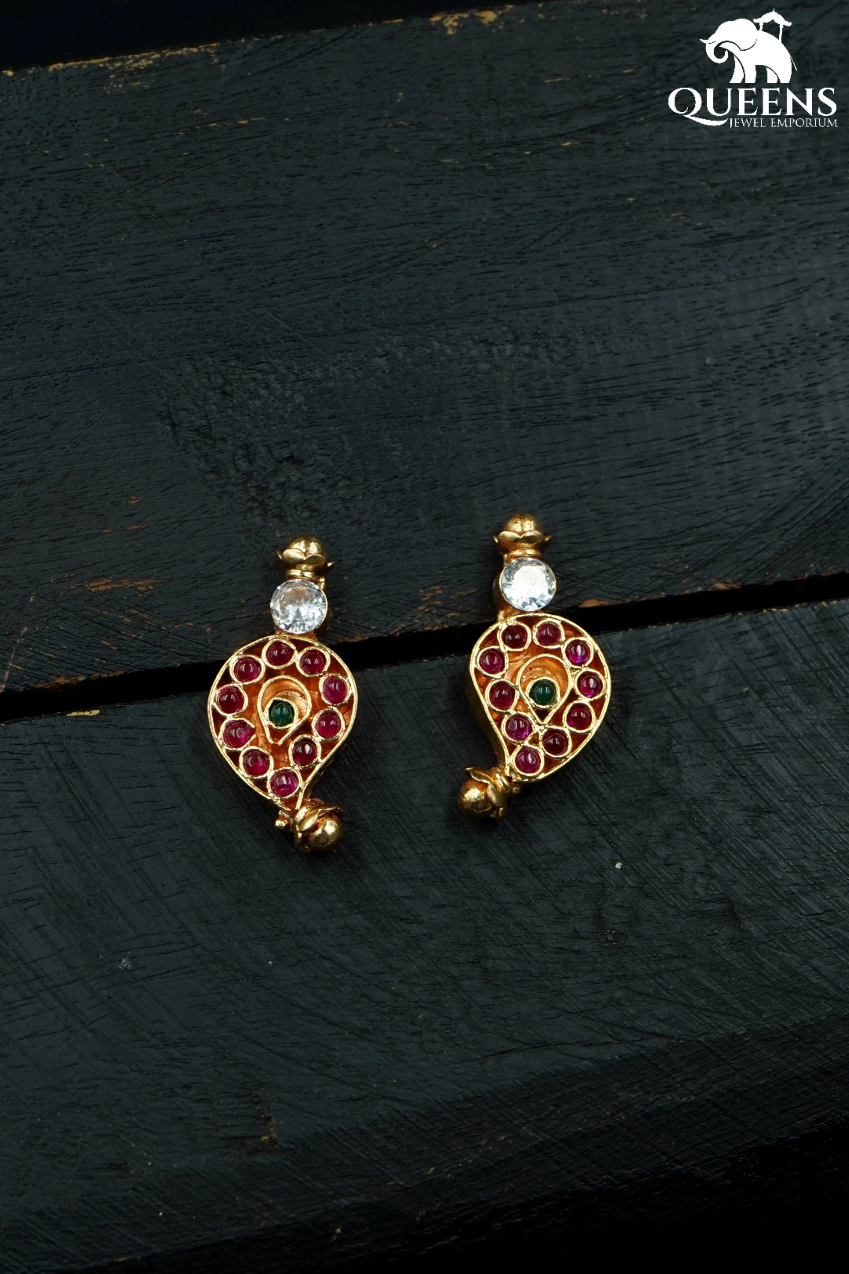 SARIKA MANGO STUD - Queens Jewel Emporium