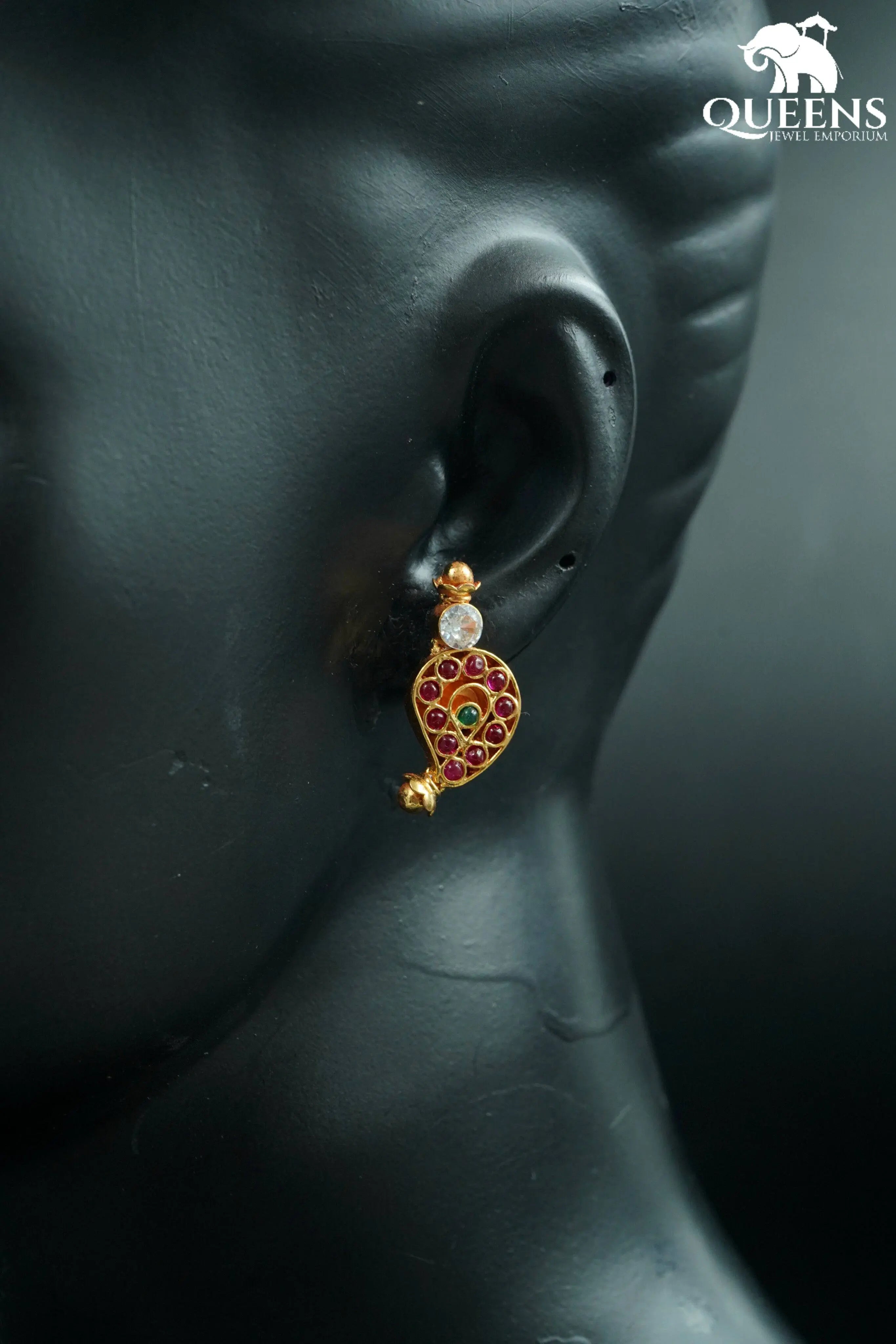 SARIKA MANGO STUD - Queens Jewel Emporium
