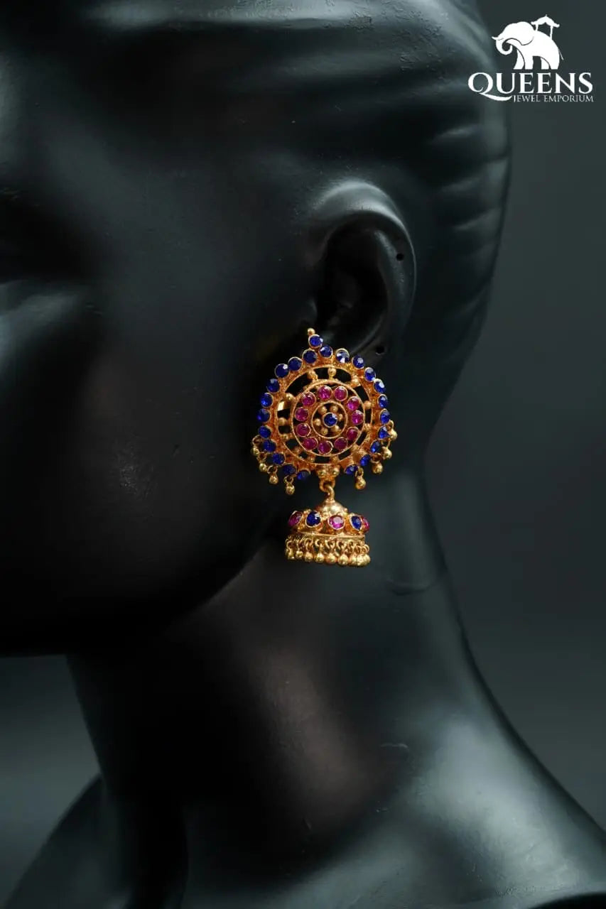 SAROJADEVI JHUMKA - Queens Jewel Emporium