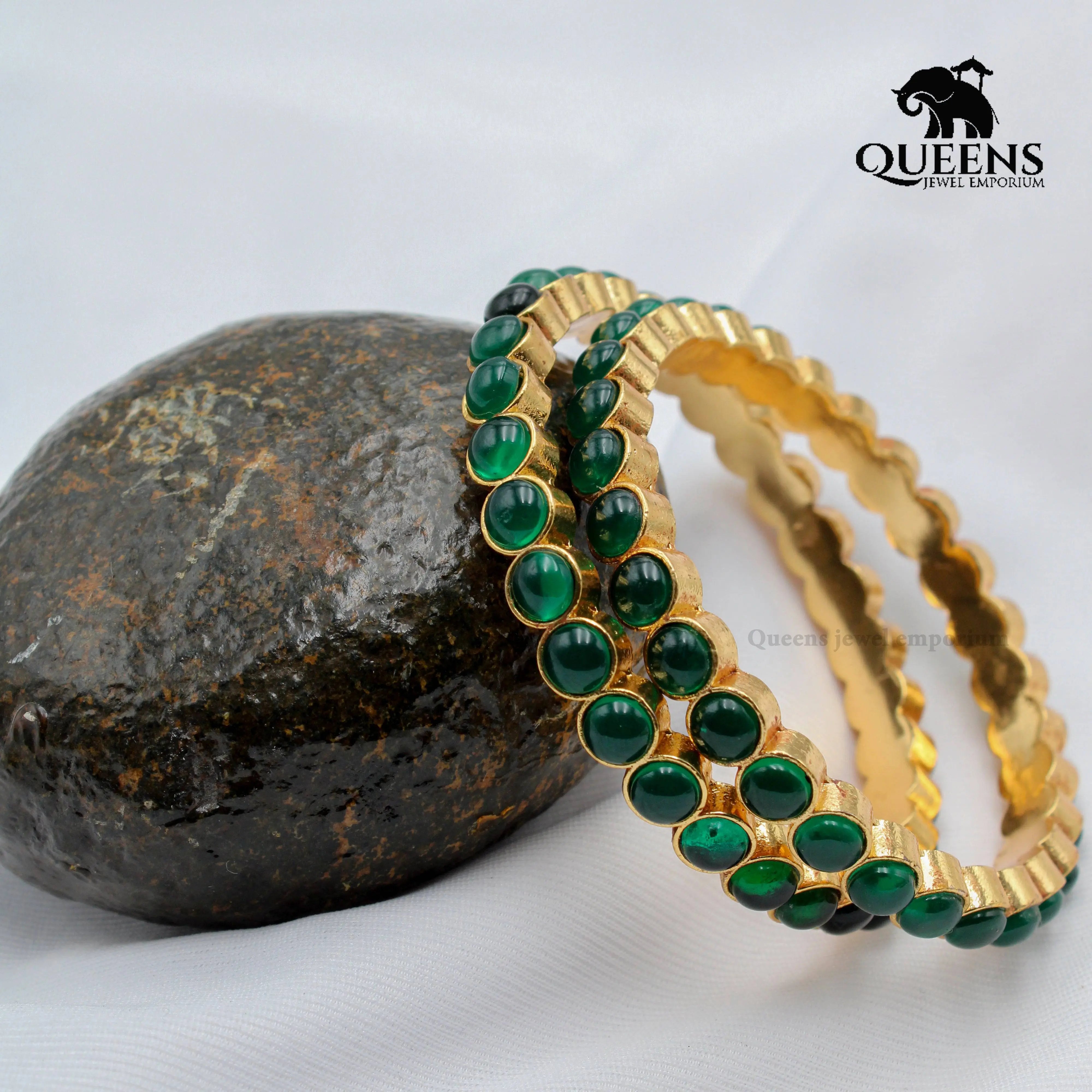 SAURAGYA KEMP BANGLES - Queens Jewel Emporium