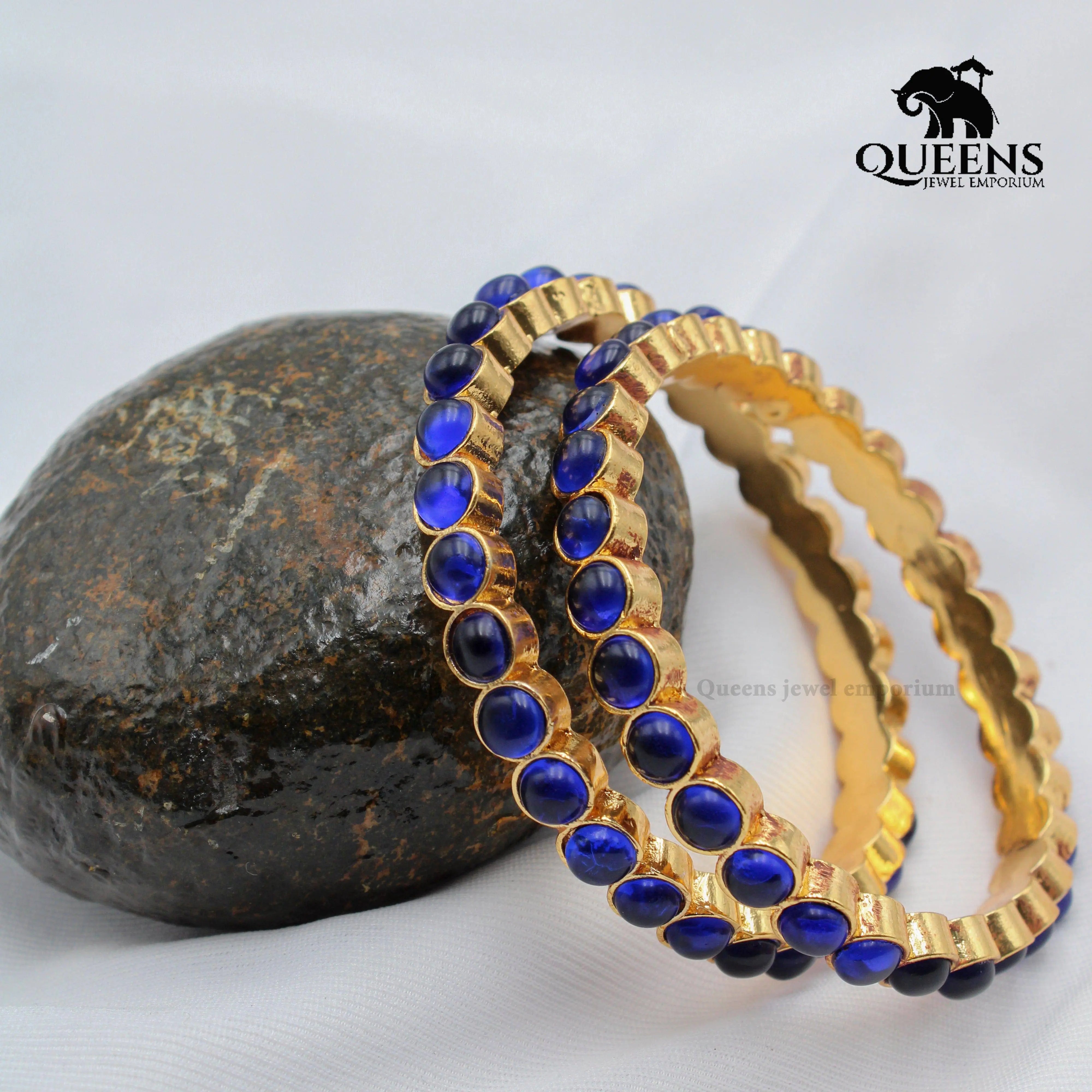 SAURAGYA KEMP BANGLES - Queens Jewel Emporium