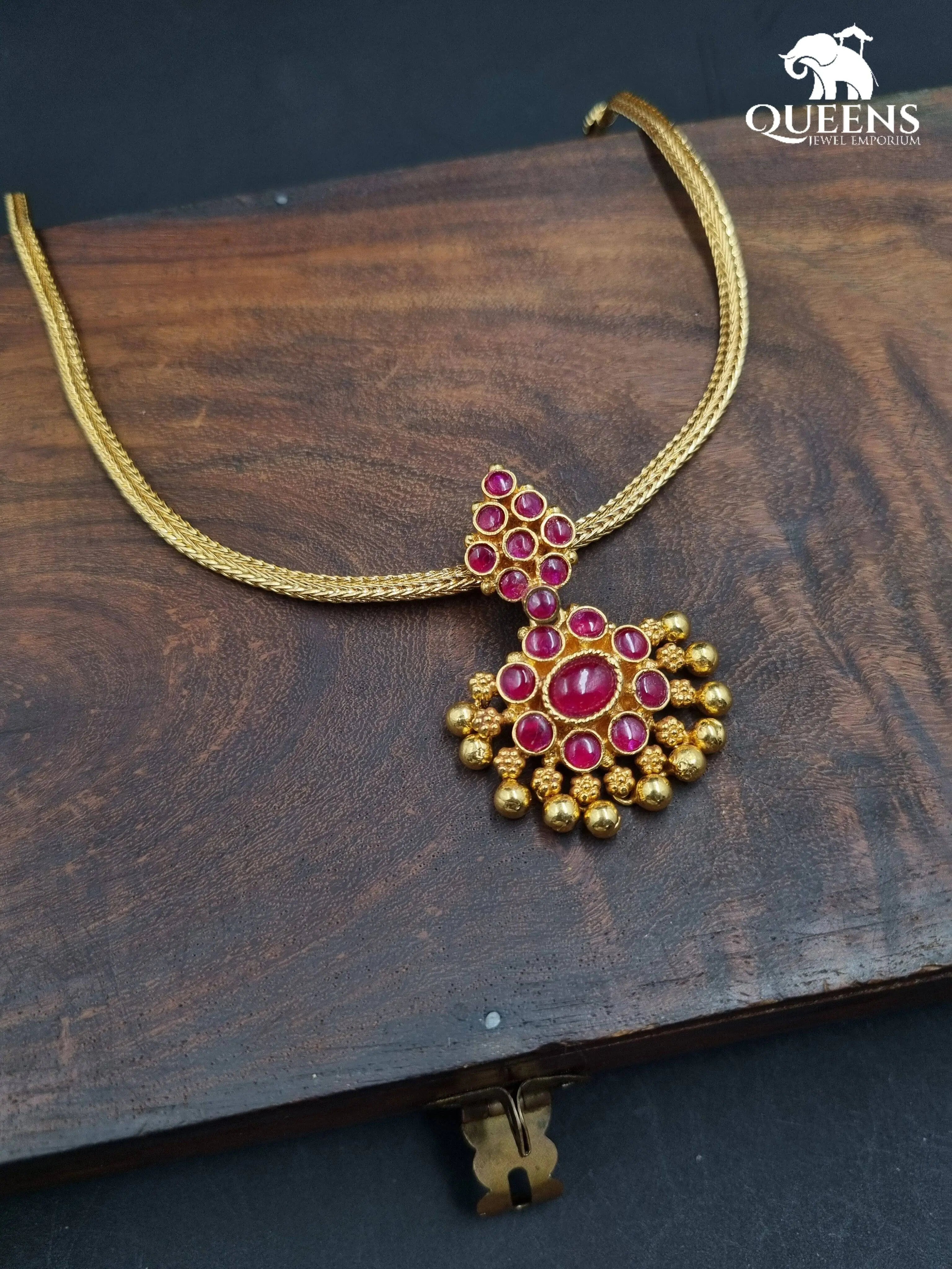 SEETHAMBARI KEMP PENDANT - Queens Jewel Emporium