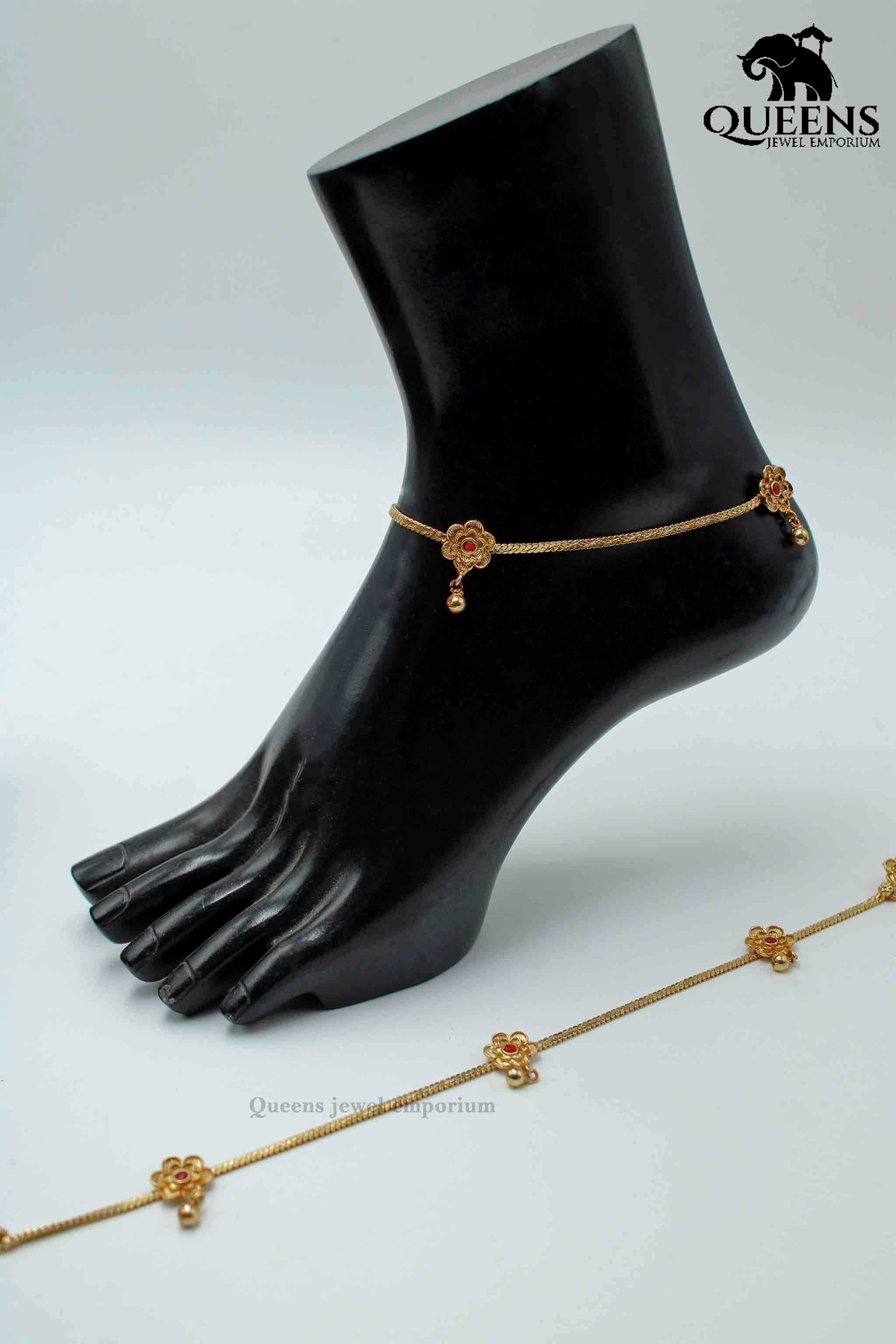 SHAKUNTHALA ANKLETS - Queens Jewel Emporium