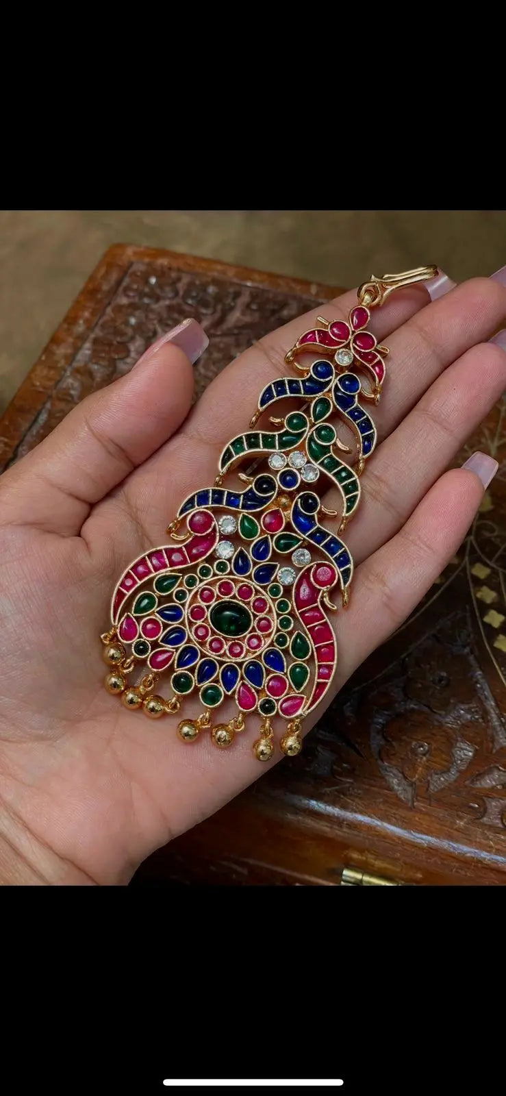 SHREYA TIKKA CUM PENDANT - Queens Jewel Emporium