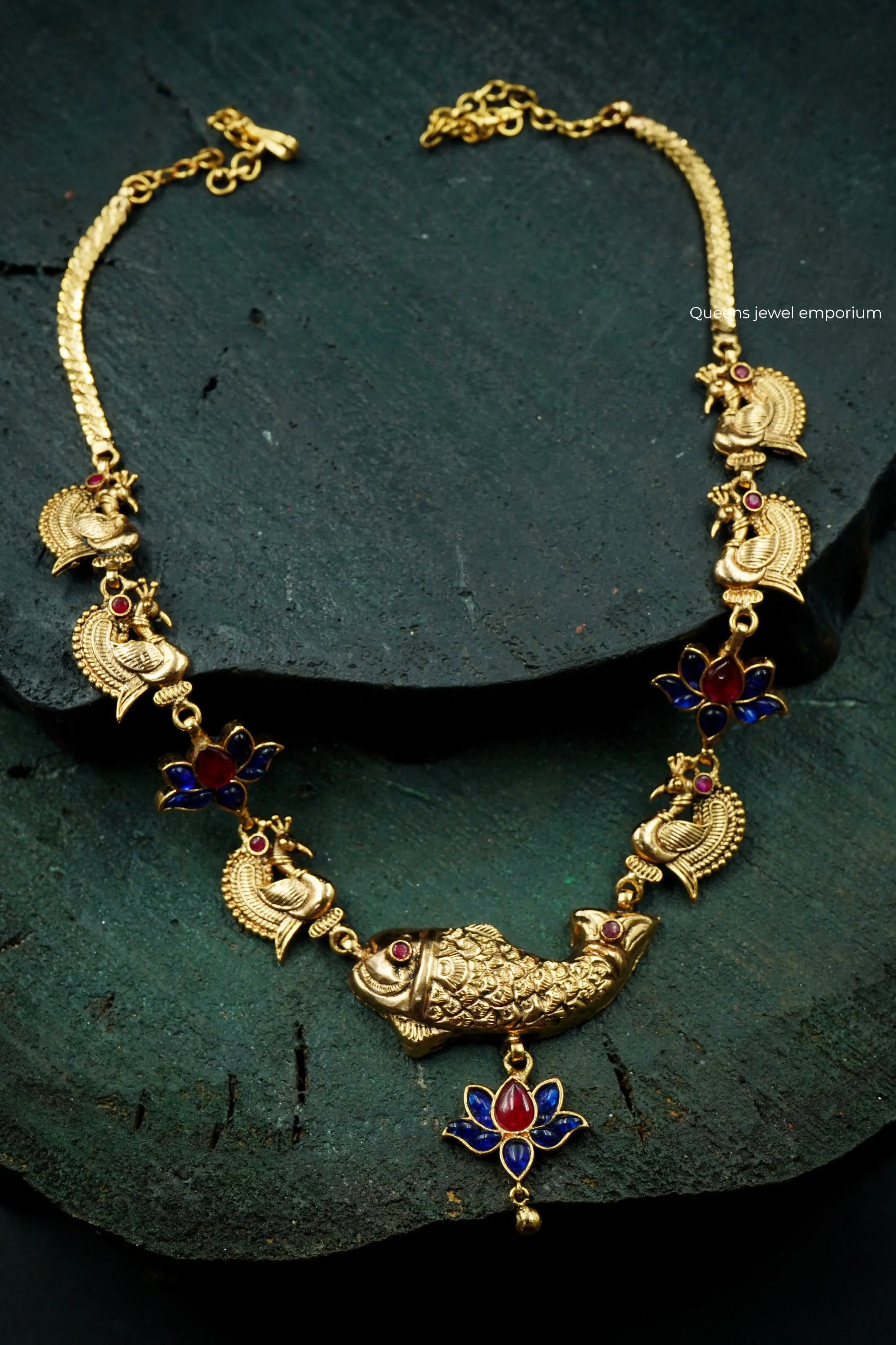 SINDHU MID LENGTH HARAM - Queens Jewel Emporium