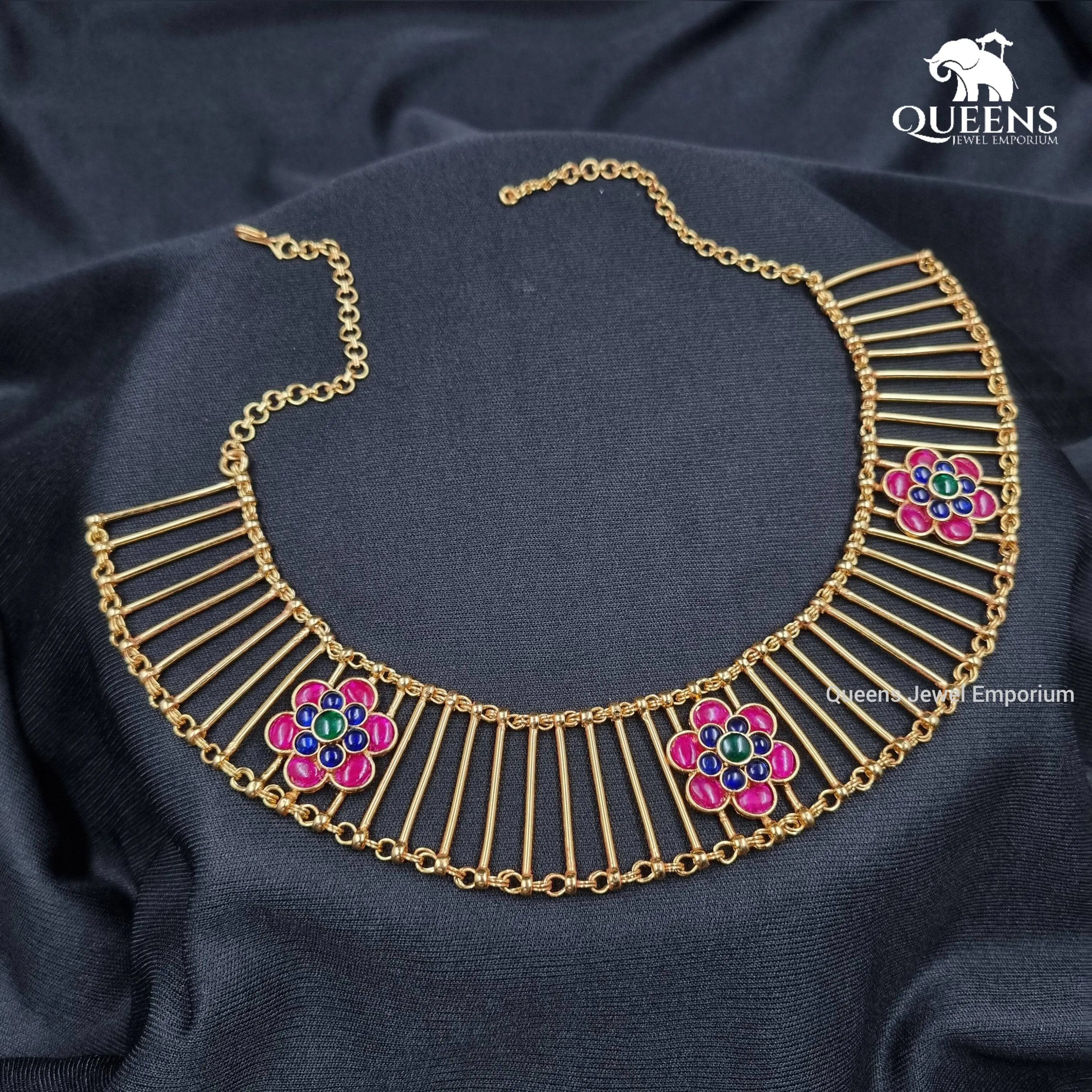 SINDOORI NECKLACE SET - Queens Jewel Emporium
