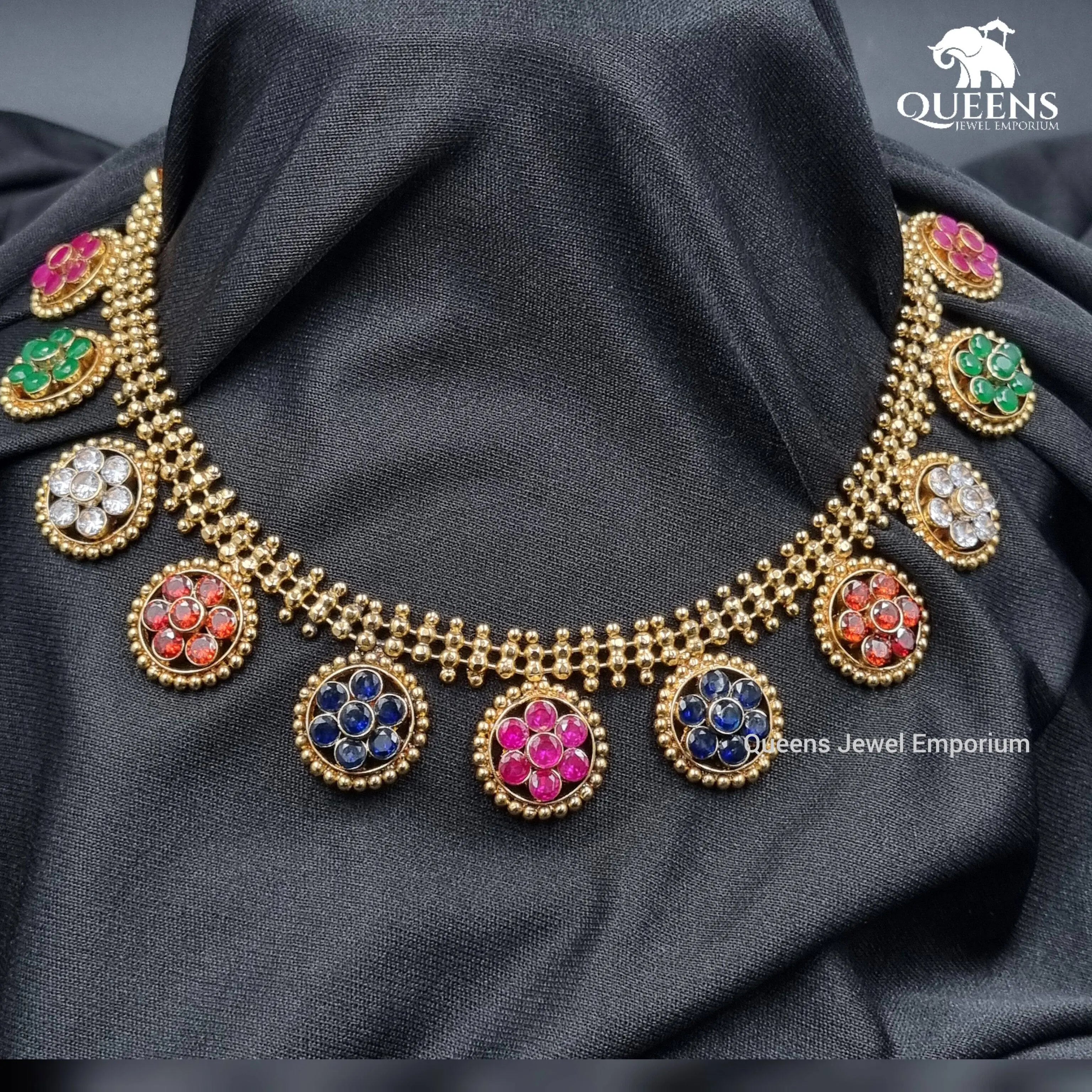 SUBAVARNA NECKLACE - Queens Jewel Emporium