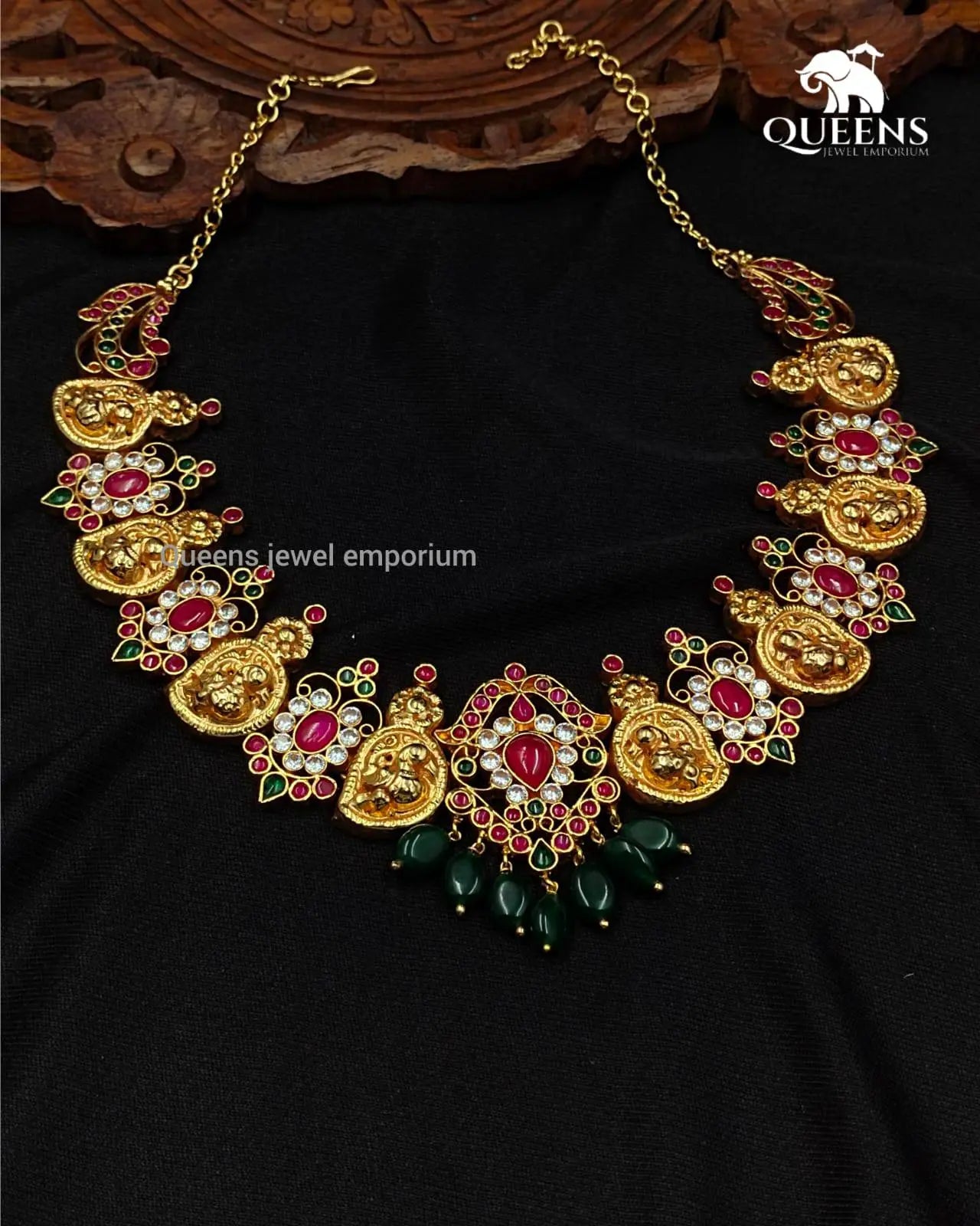 SUBHAVYA KEMP NECKLACE - Queens Jewel Emporium