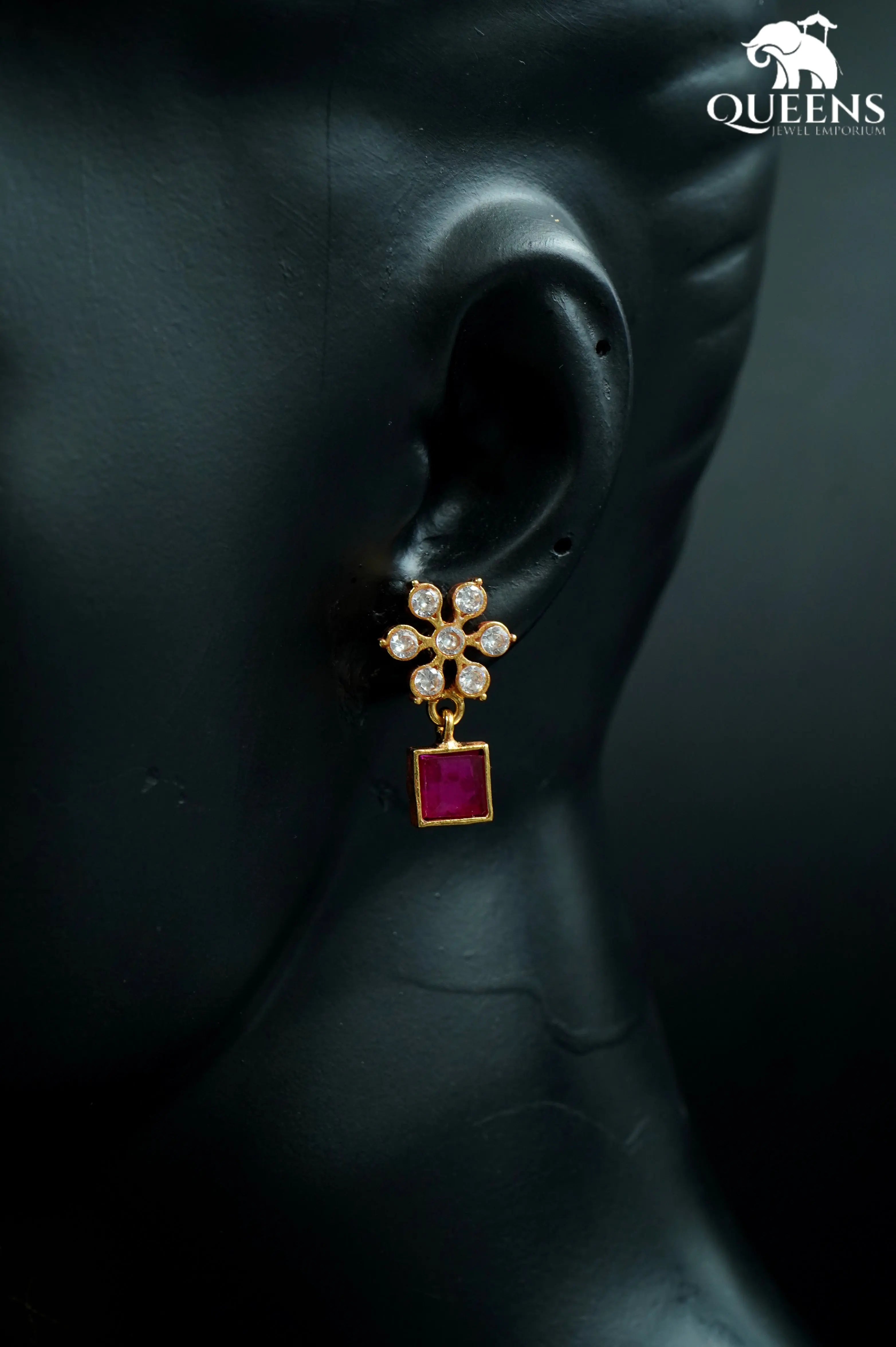 SWASTI STUD - Queens Jewel Emporium