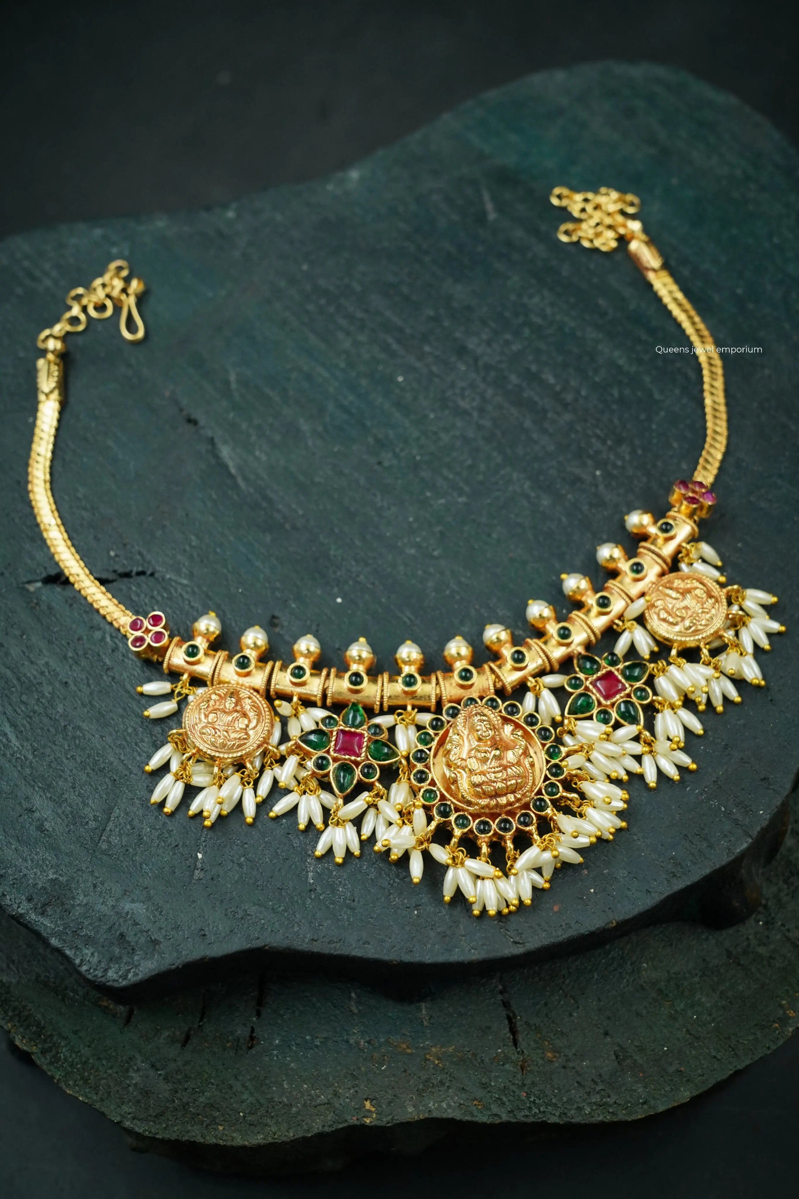 Sri Vaibhavi Guttapusalu Necklace Queens Jewel Emporium