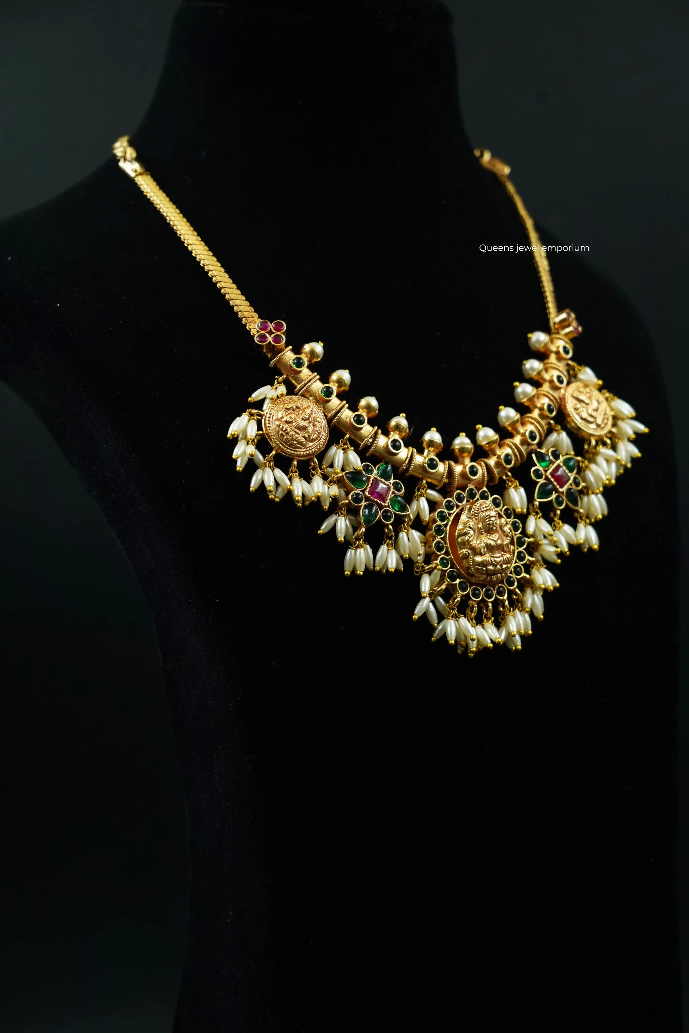 Sri Vaibhavi Guttapusalu Necklace Queens Jewel Emporium