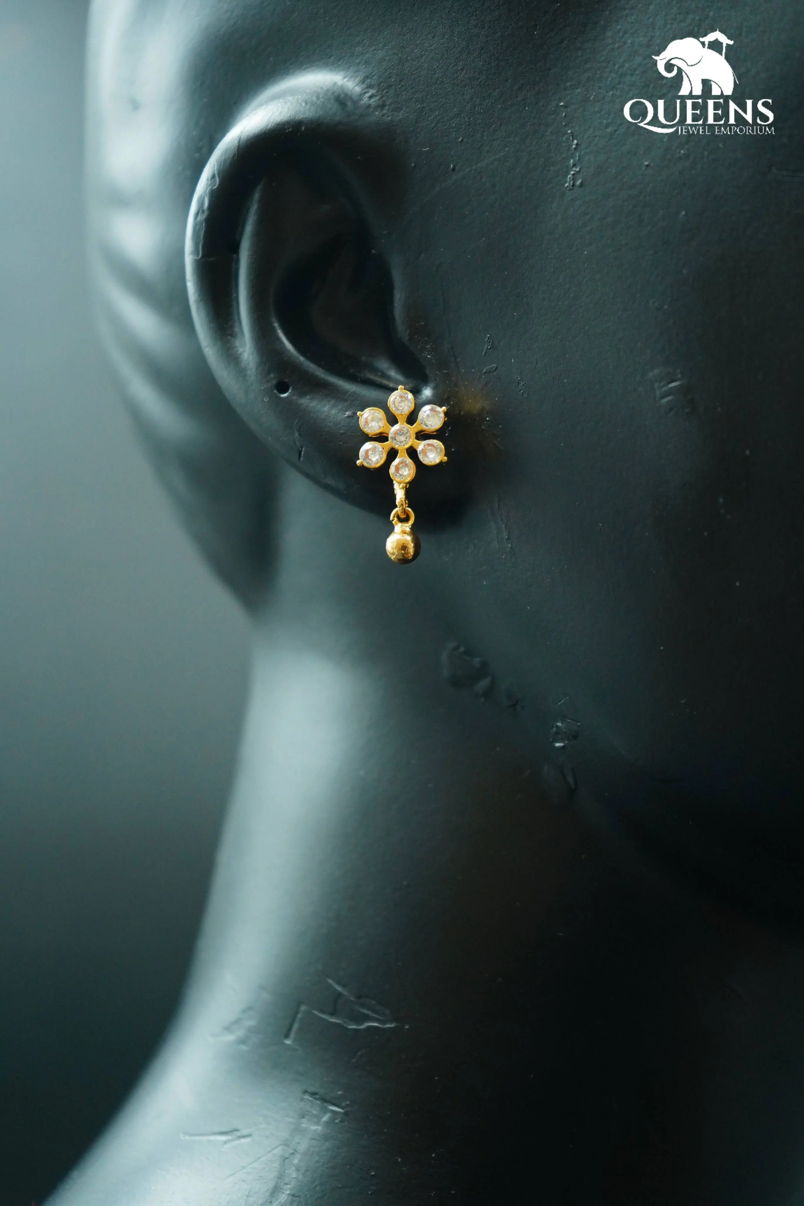 TARUNI FLORAL EARRINGS - Queens Jewel Emporium
