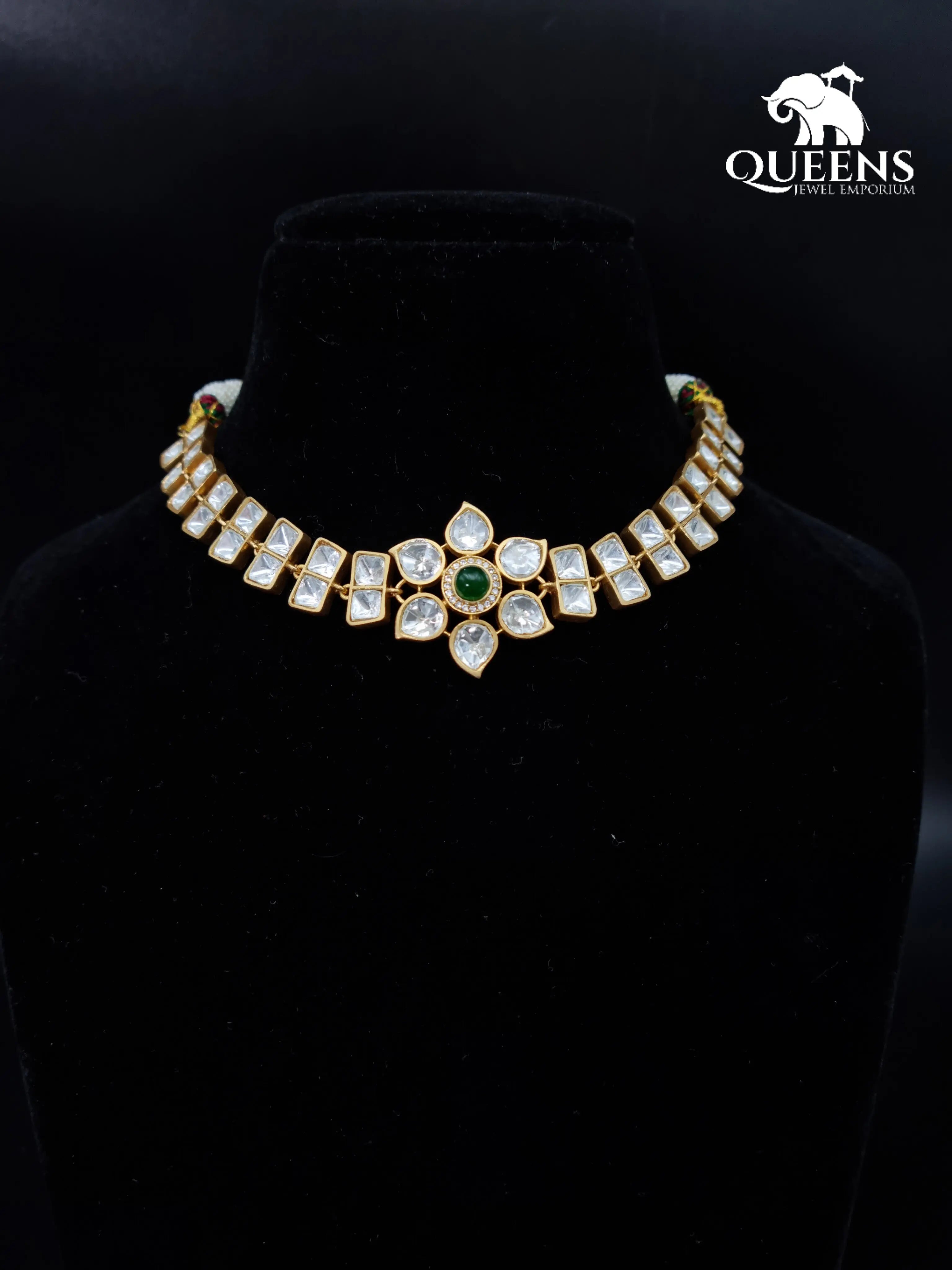 TEJA KUNDAN NECKLACE - Queens Jewel Emporium