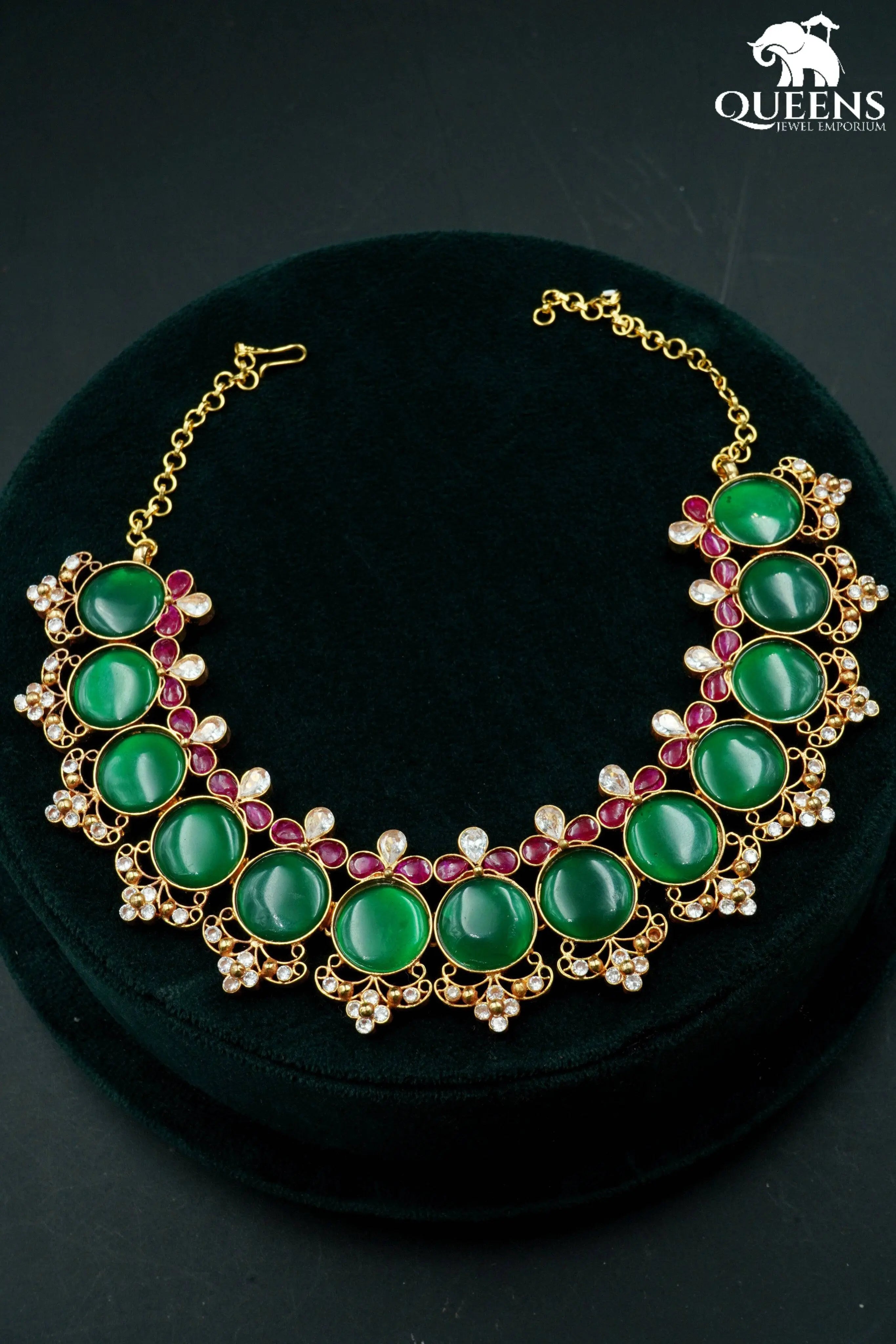 THAARIKAI KEMP NECKLACE - Queens Jewel Emporium