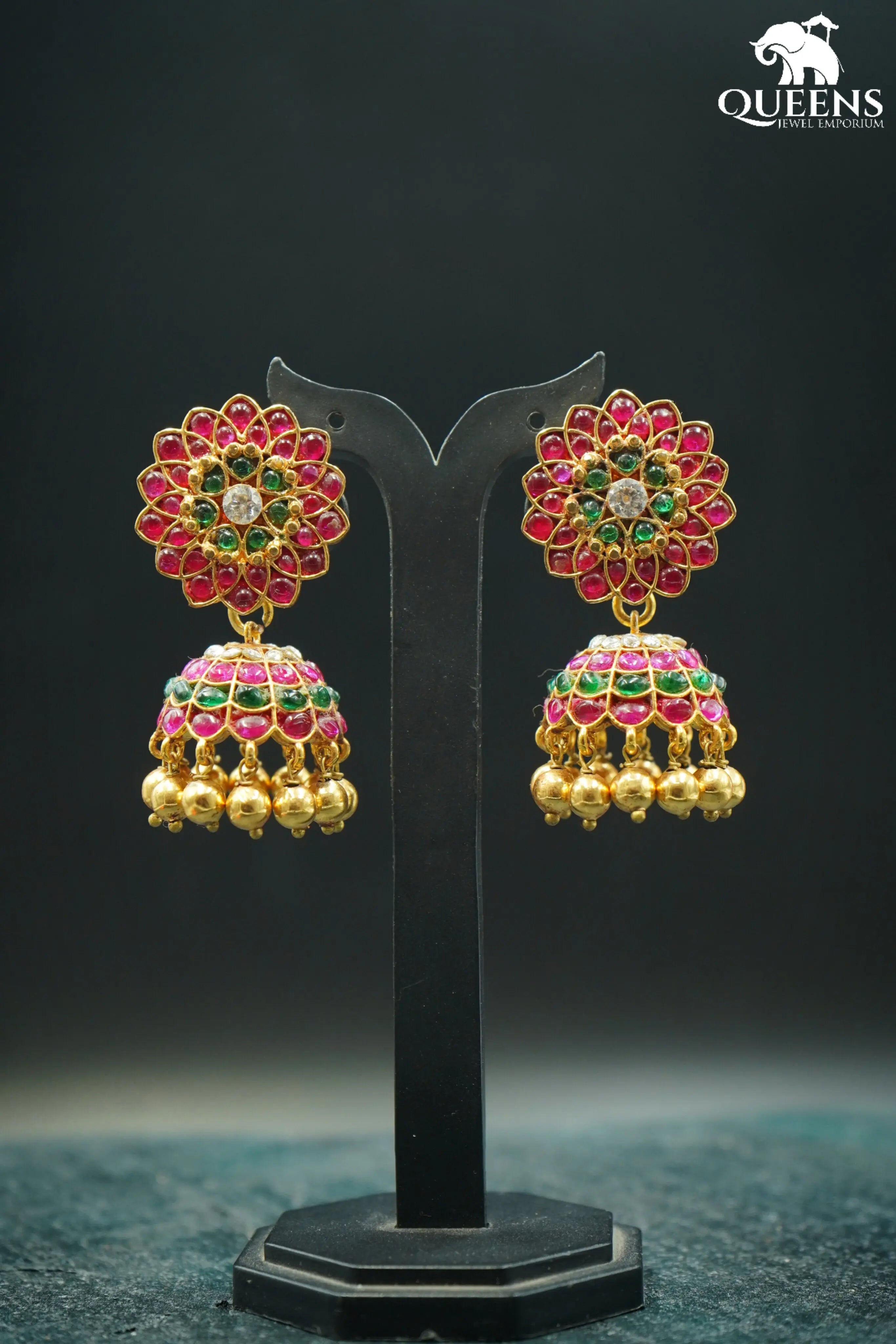 THAIYALMATHI JHUMKA - Queens Jewel Emporium