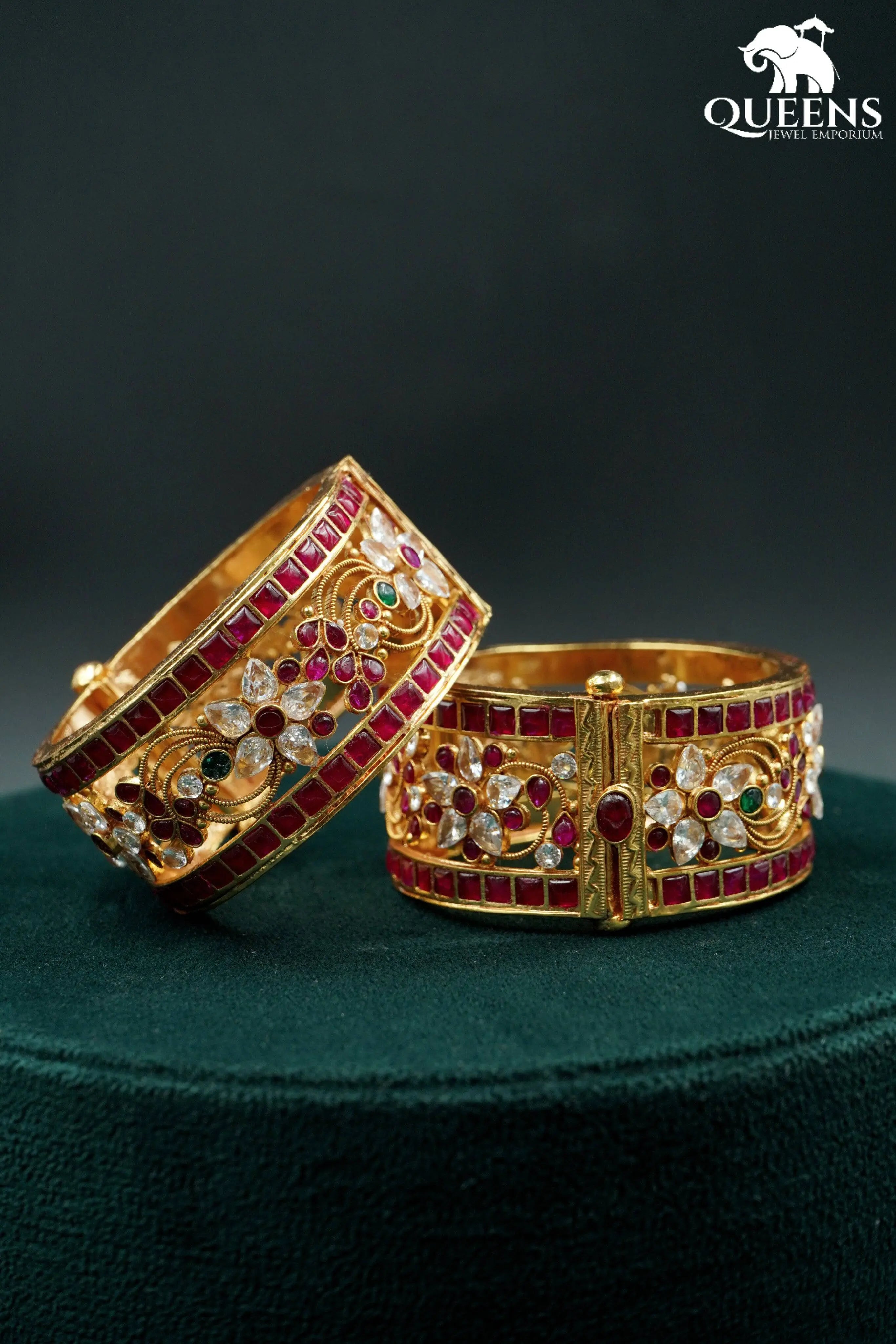 THANIKA KEMP BANGLE - Queens Jewel Emporium