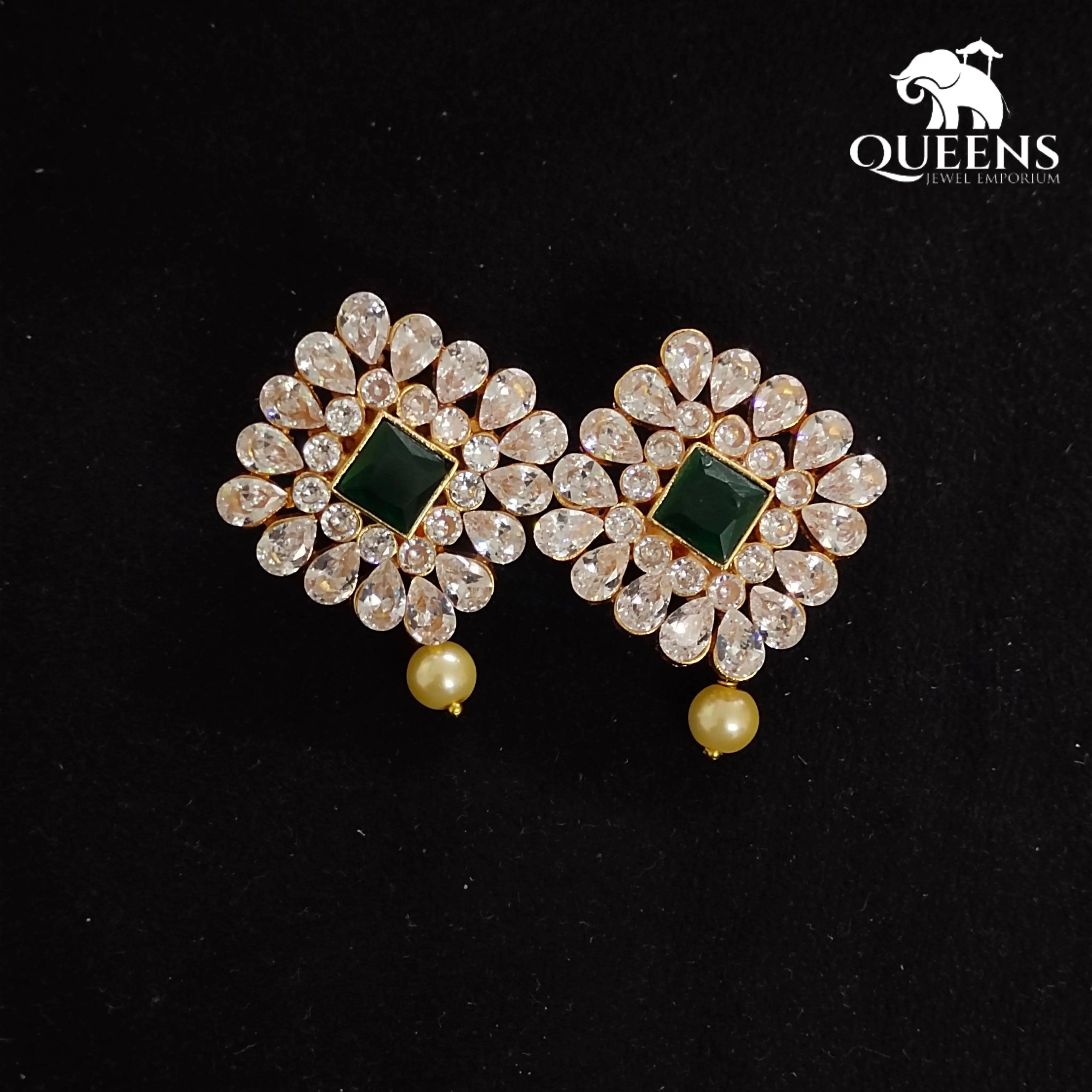 THIHALYA ZIRCON EARRINGS - Queens Jewel Emporium