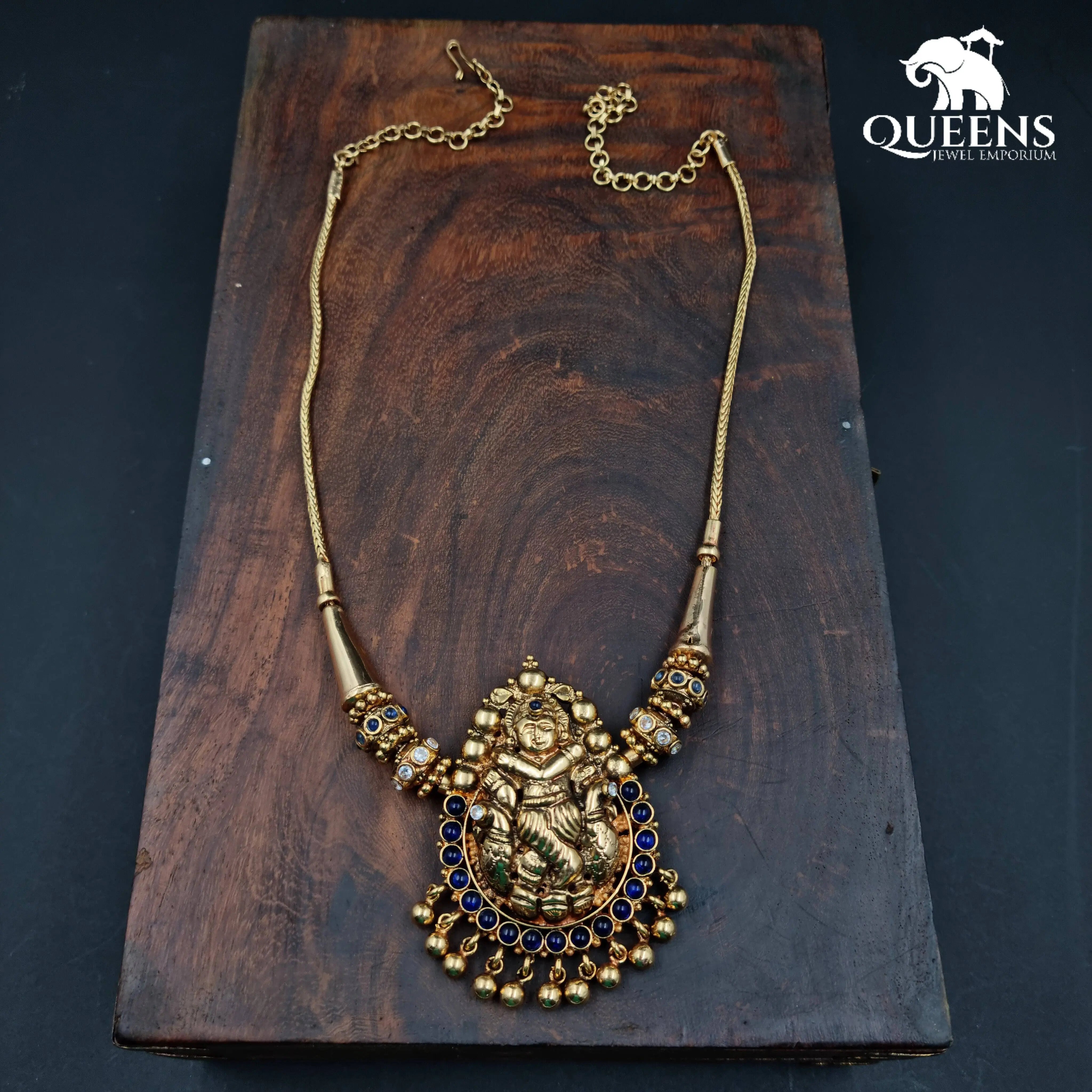 THIRUVENI NAGAS NECKLACE - Queens Jewel Emporium