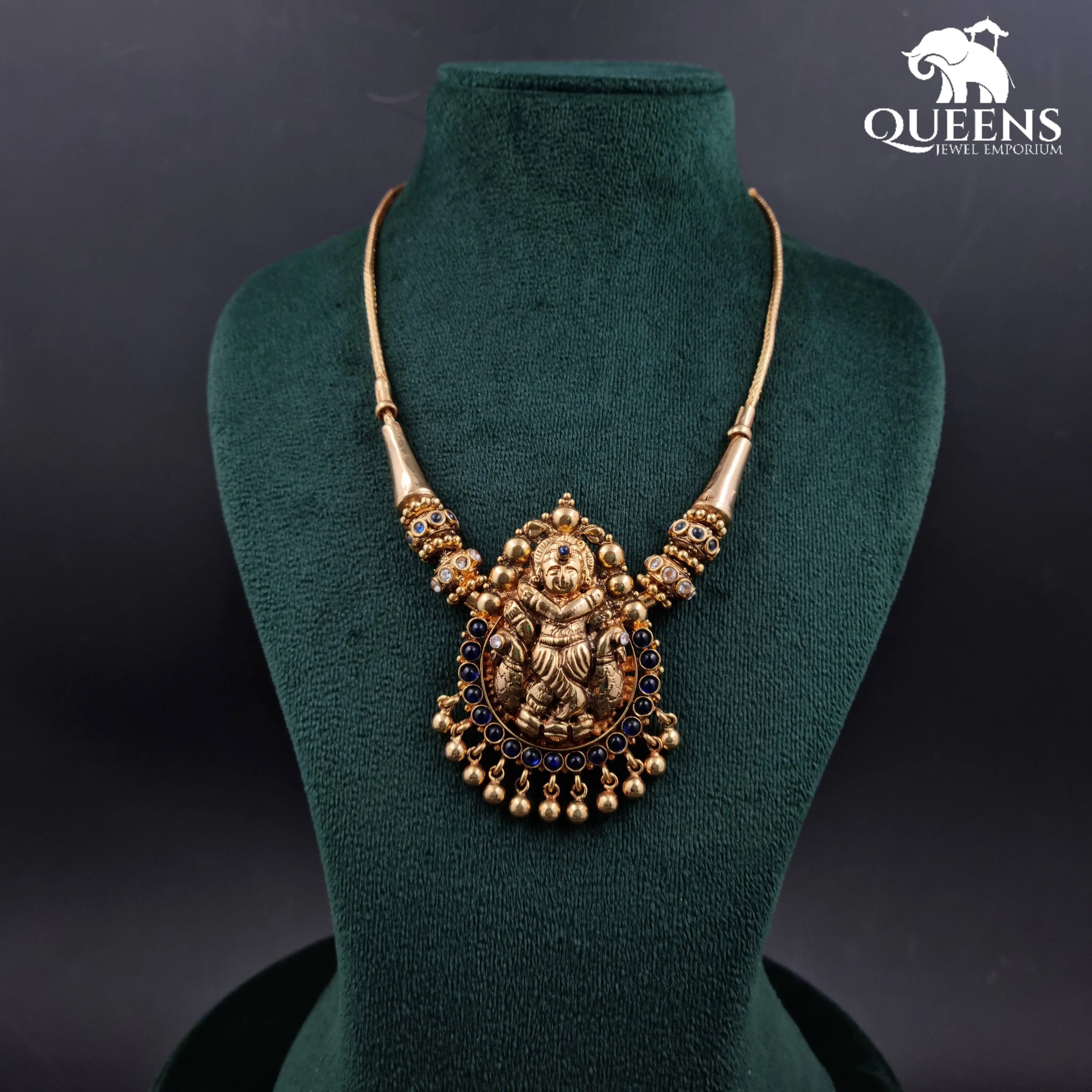 THIRUVENI NAGAS NECKLACE - Queens Jewel Emporium