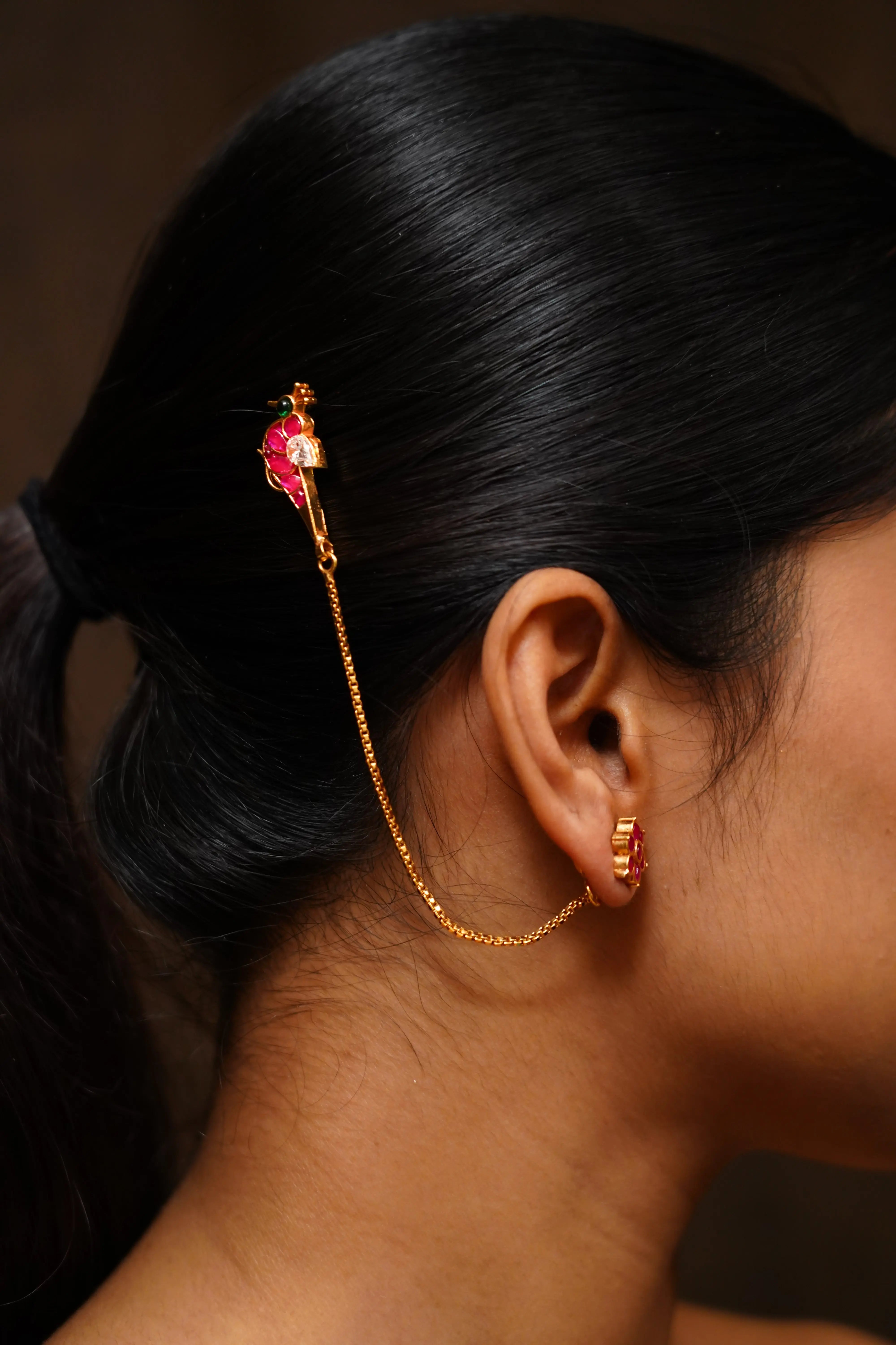 THOTHA EAR CHAIN - Queens Jewel Emporium