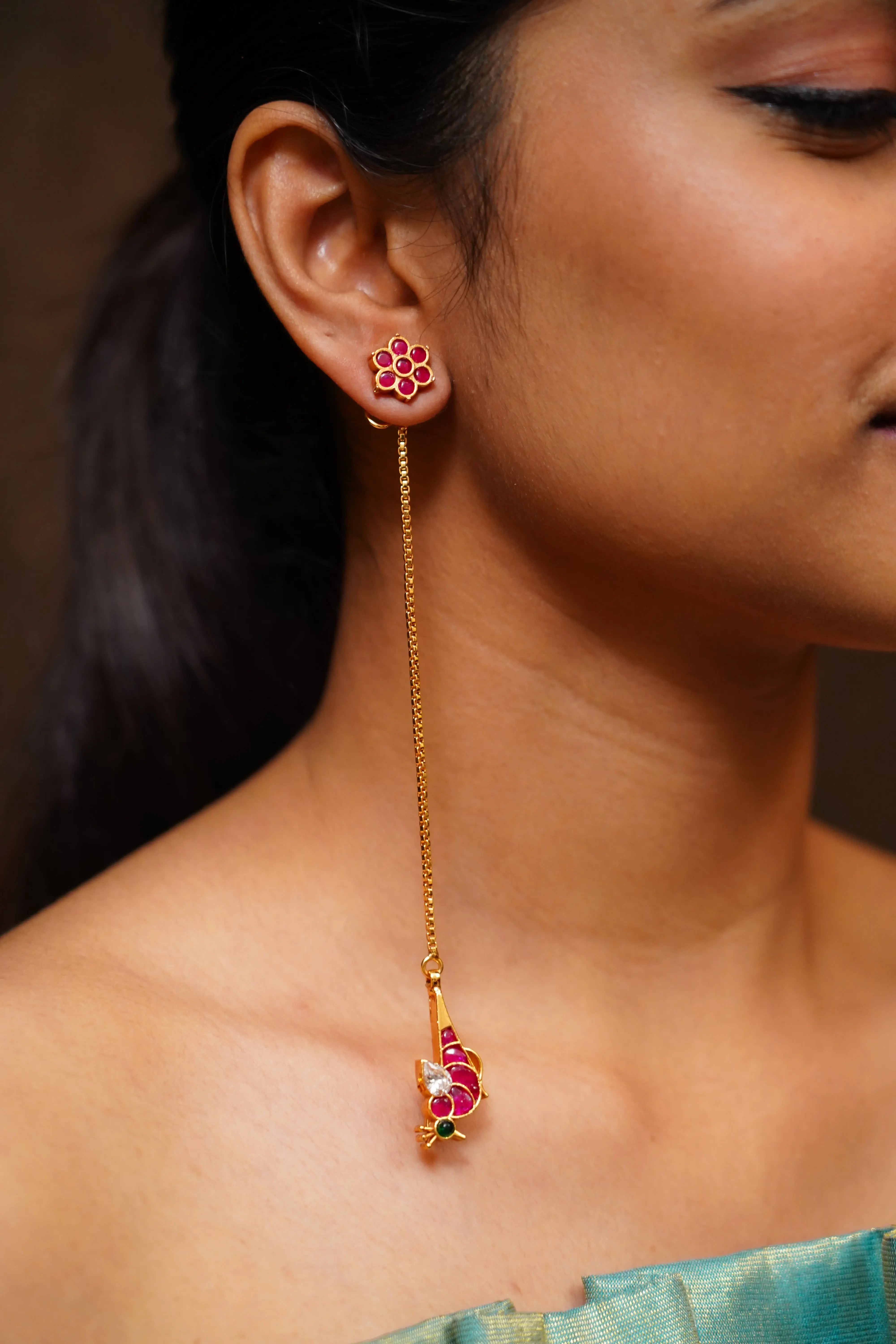 THOTHA EAR CHAIN - Queens Jewel Emporium
