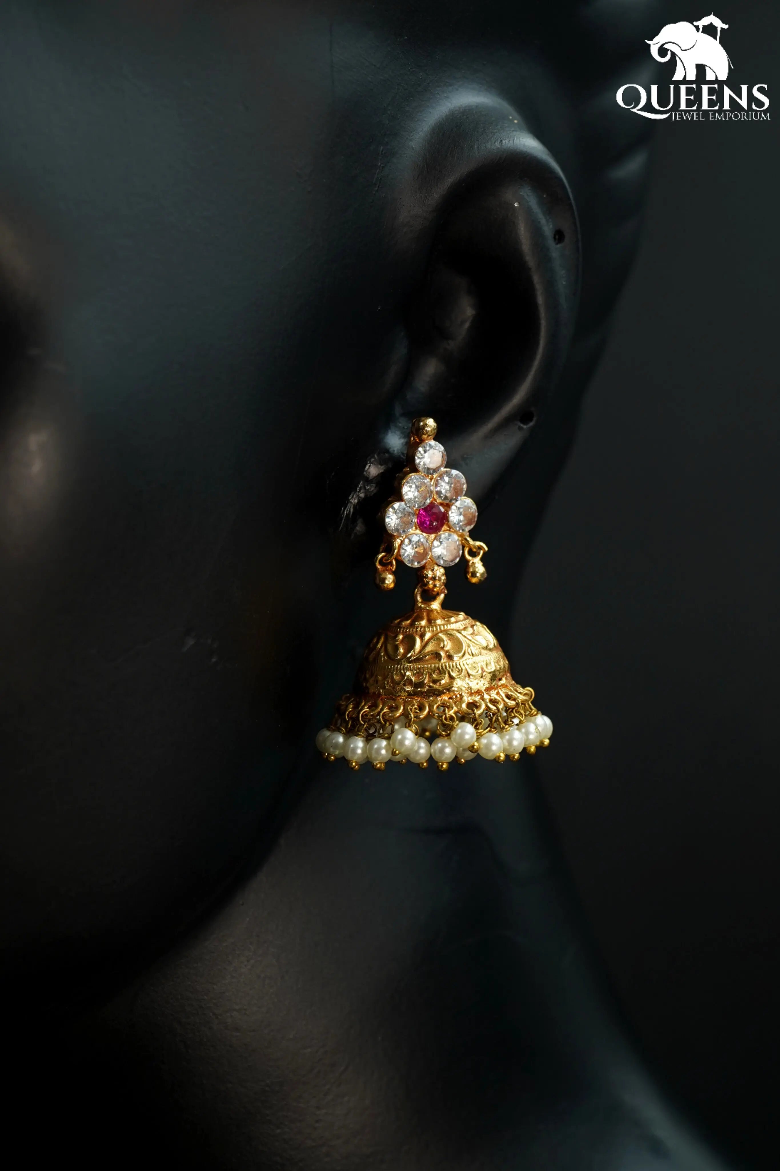 THULASI EARRINGS - Queens Jewel Emporium