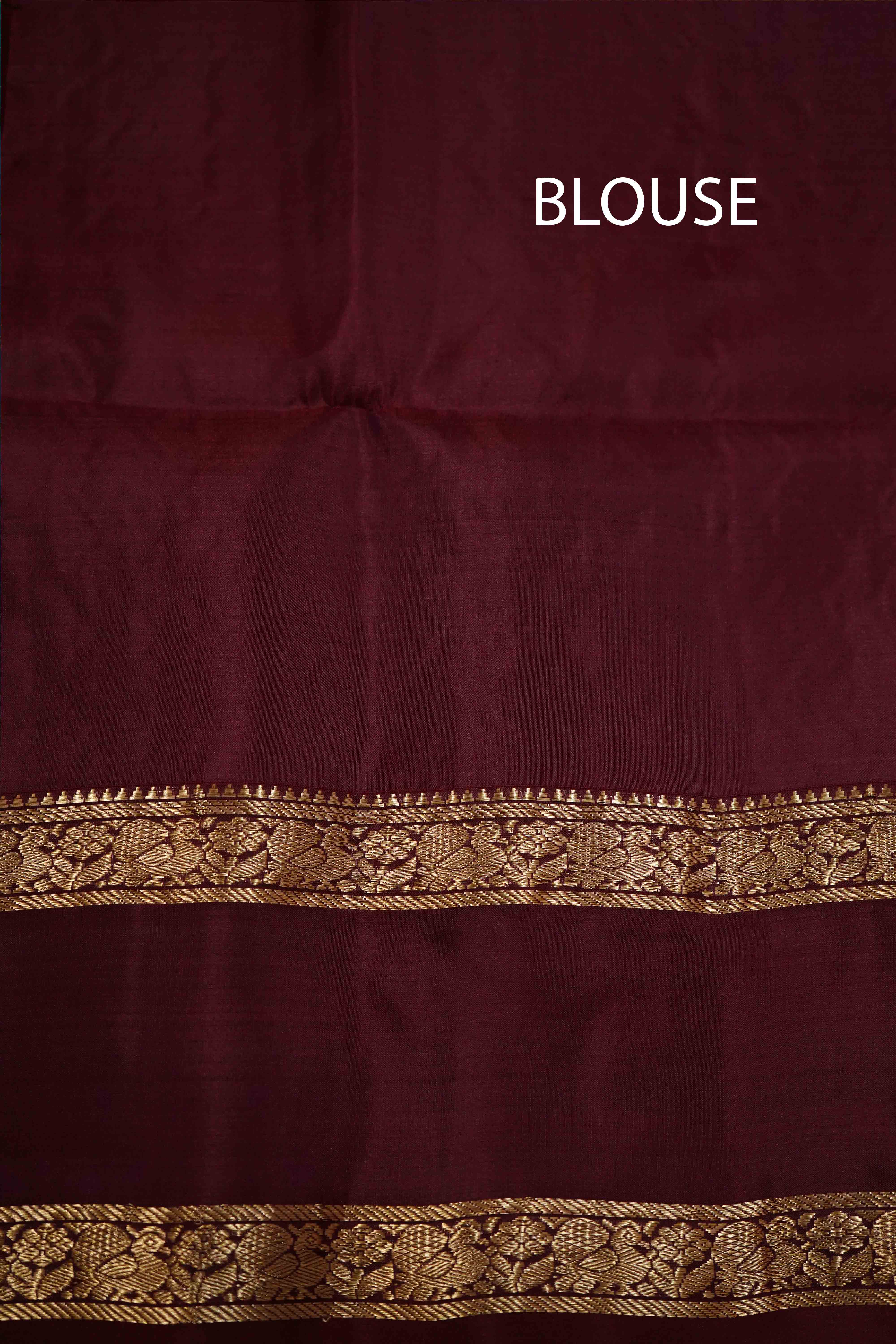 TURQUOISE BLUE WITH DARK MAROON PURE KANCHI SOFT SILK SAREE - Queens Jewel Emporium