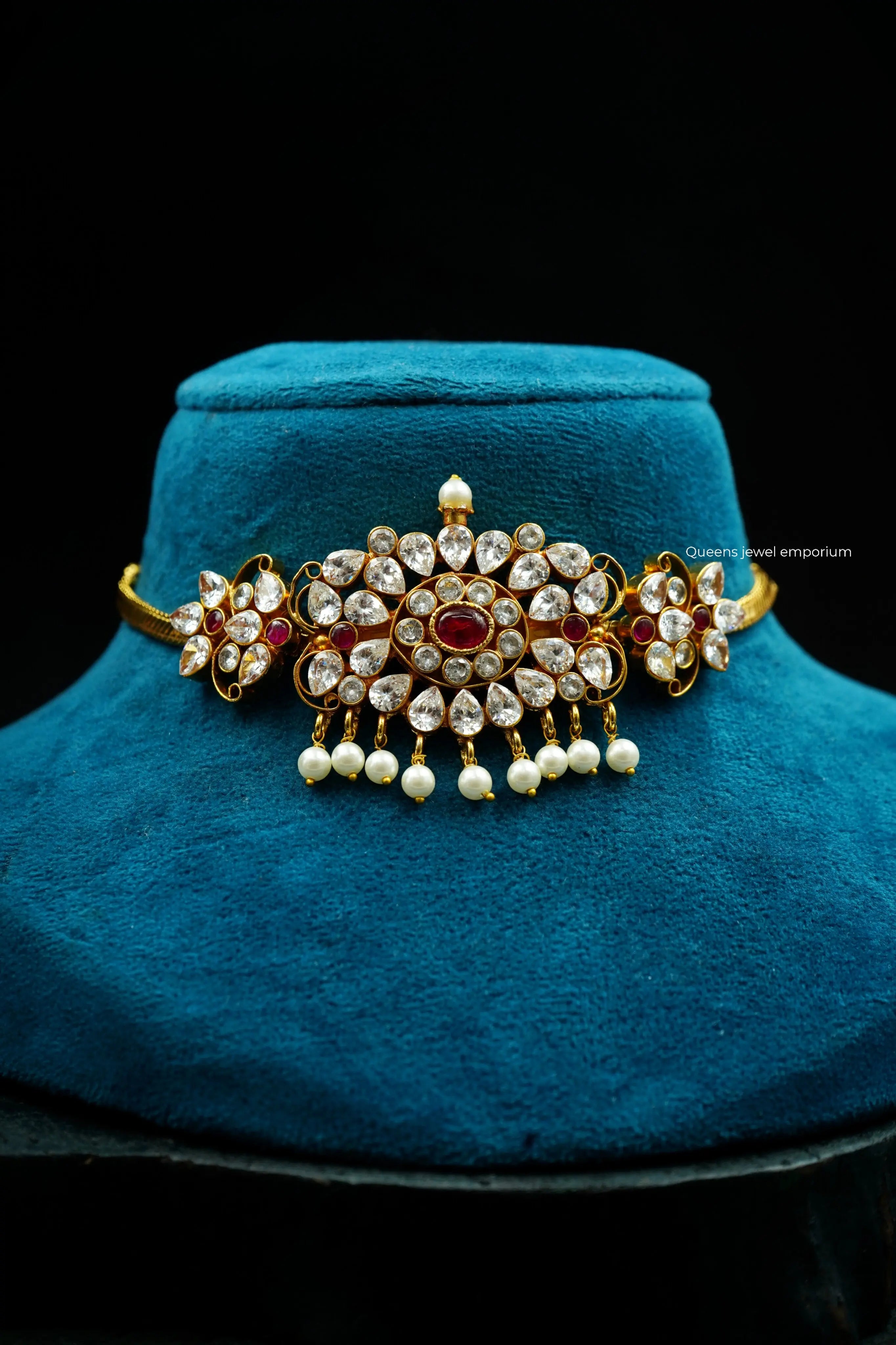 UPASANA ZIRCON CHOKER - Queens Jewel Emporium