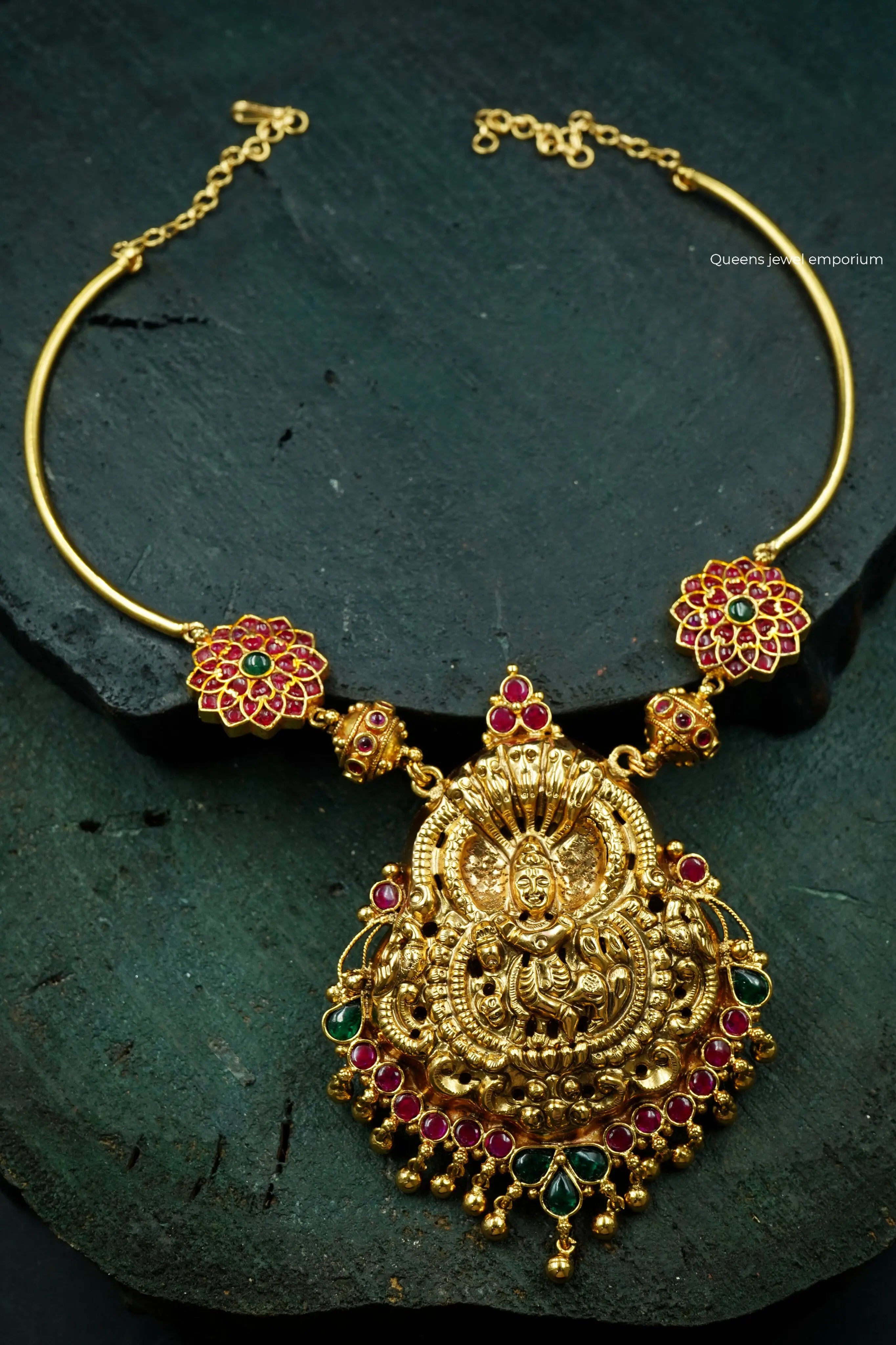 KANIMOZHI HASLI NECKLACE - Queens Jewel Emporium