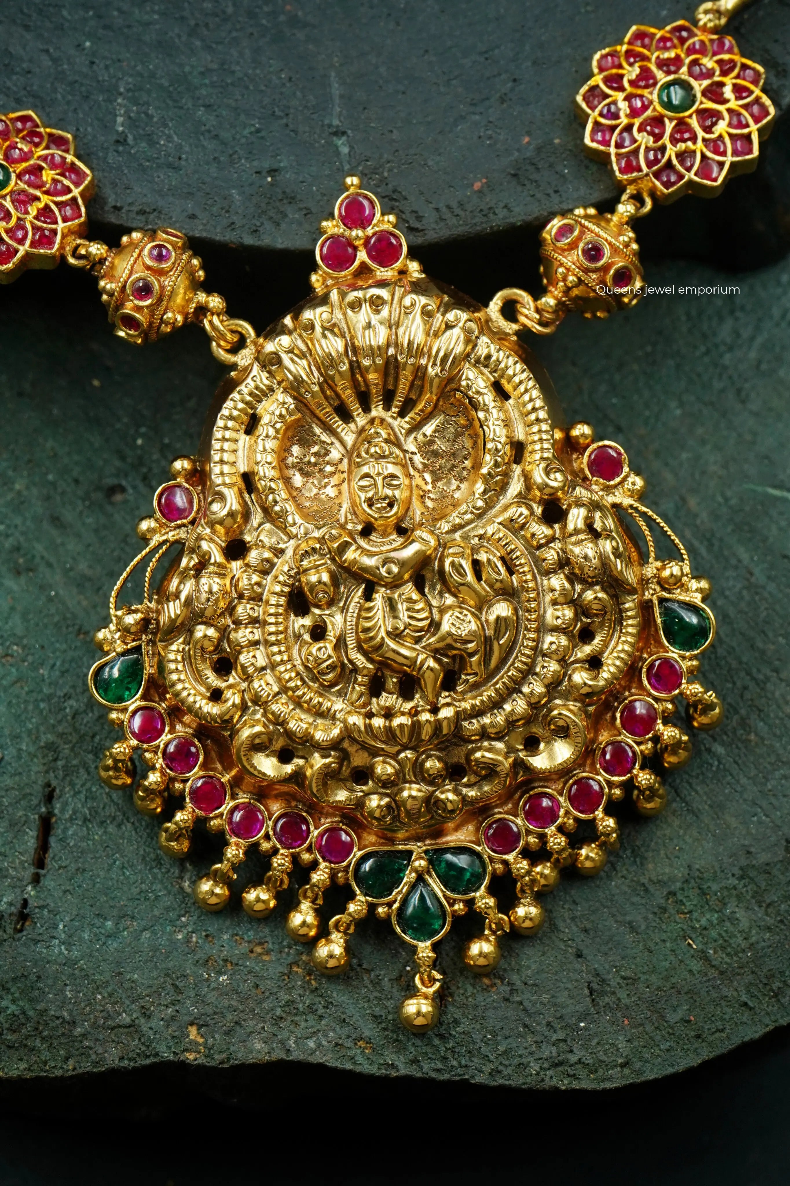 KANIMOZHI HASLI NECKLACE - Queens Jewel Emporium