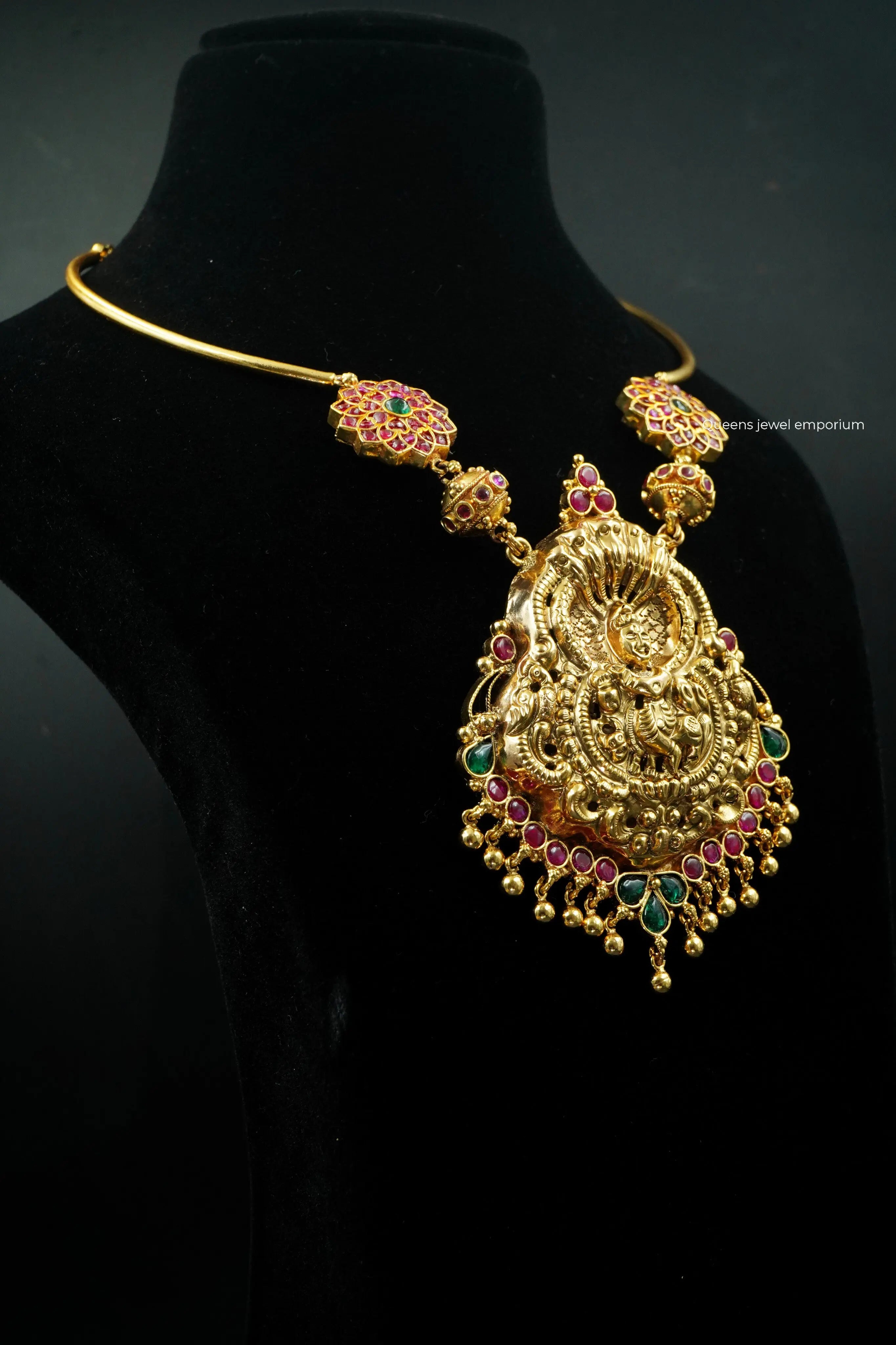 KANIMOZHI HASLI NECKLACE - Queens Jewel Emporium