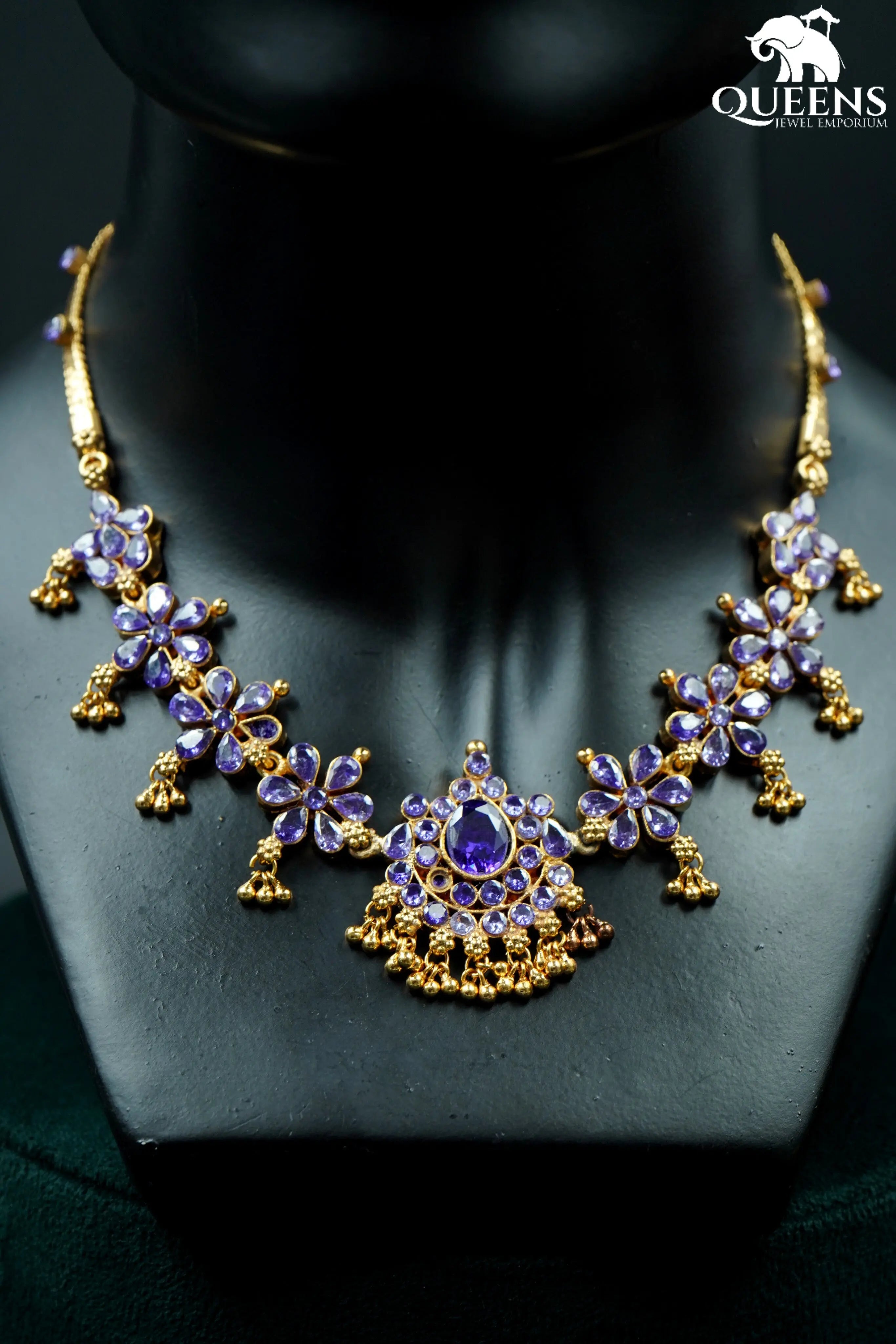 VAIJAYANTI MALA NECKLACE - Queens Jewel Emporium