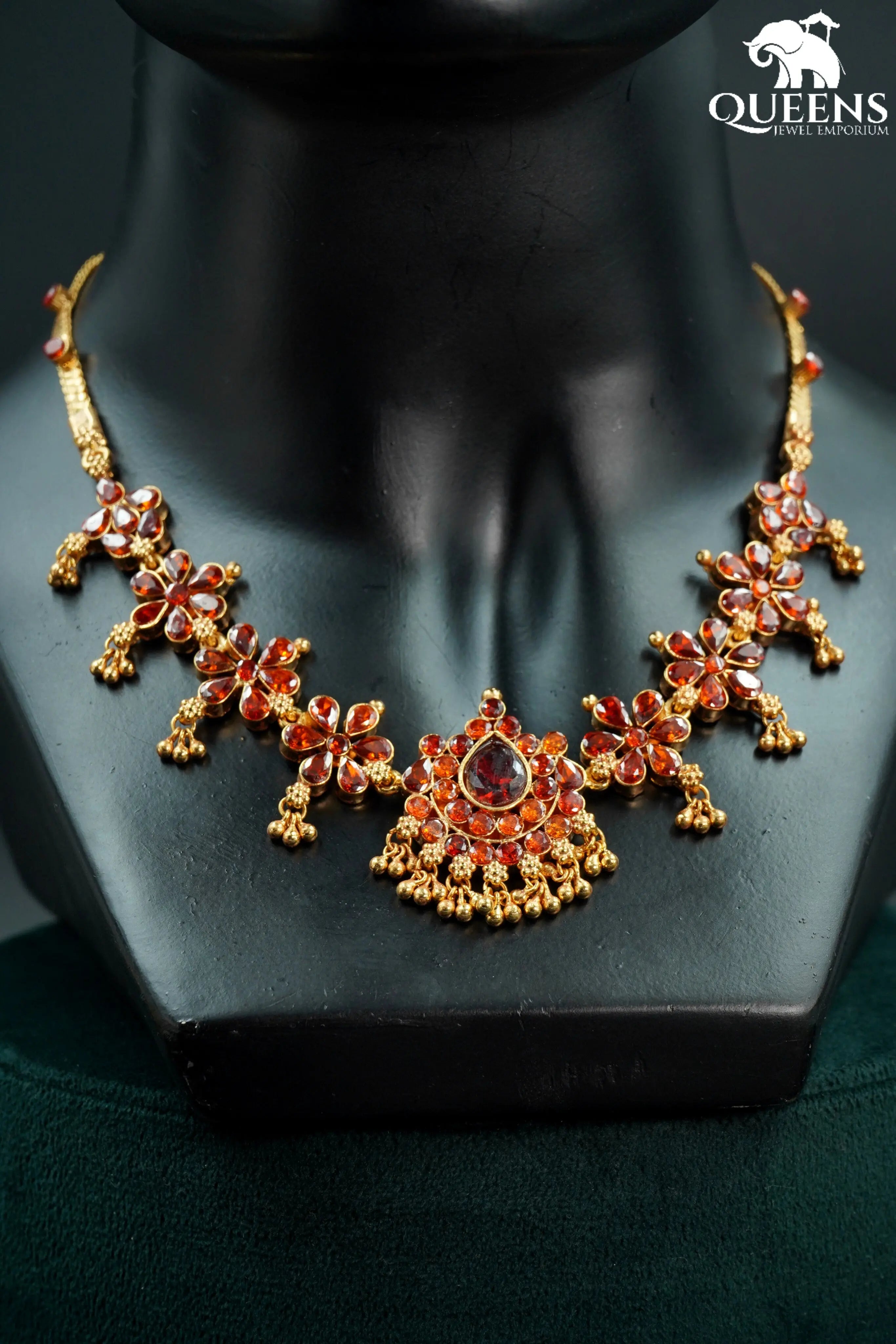 Gold Necklace Kameswari Jewels Nakshi Beeds Chain: Elegant Gold At