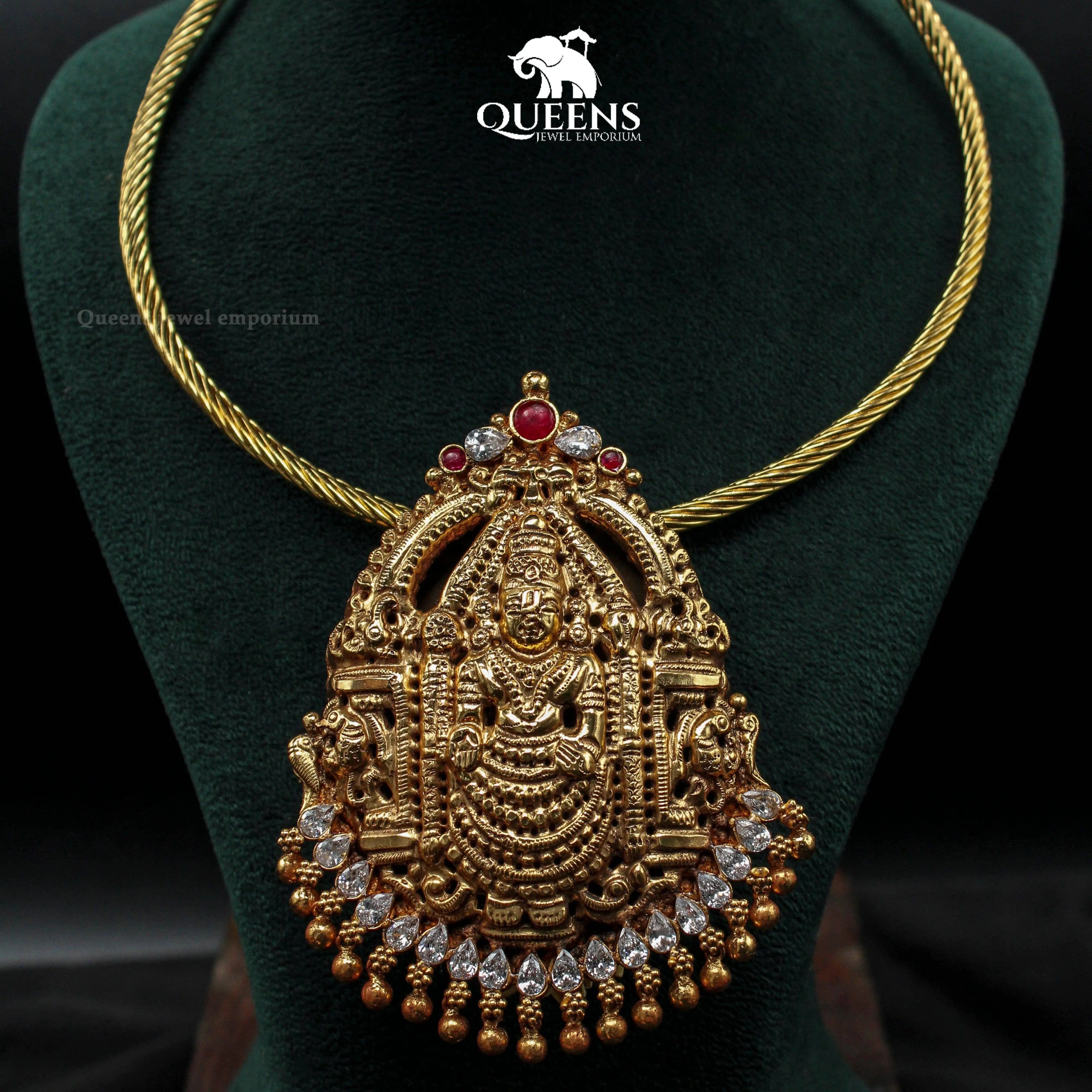 VENKATACHALAPATHI PENDANT - Queens Jewel Emporium