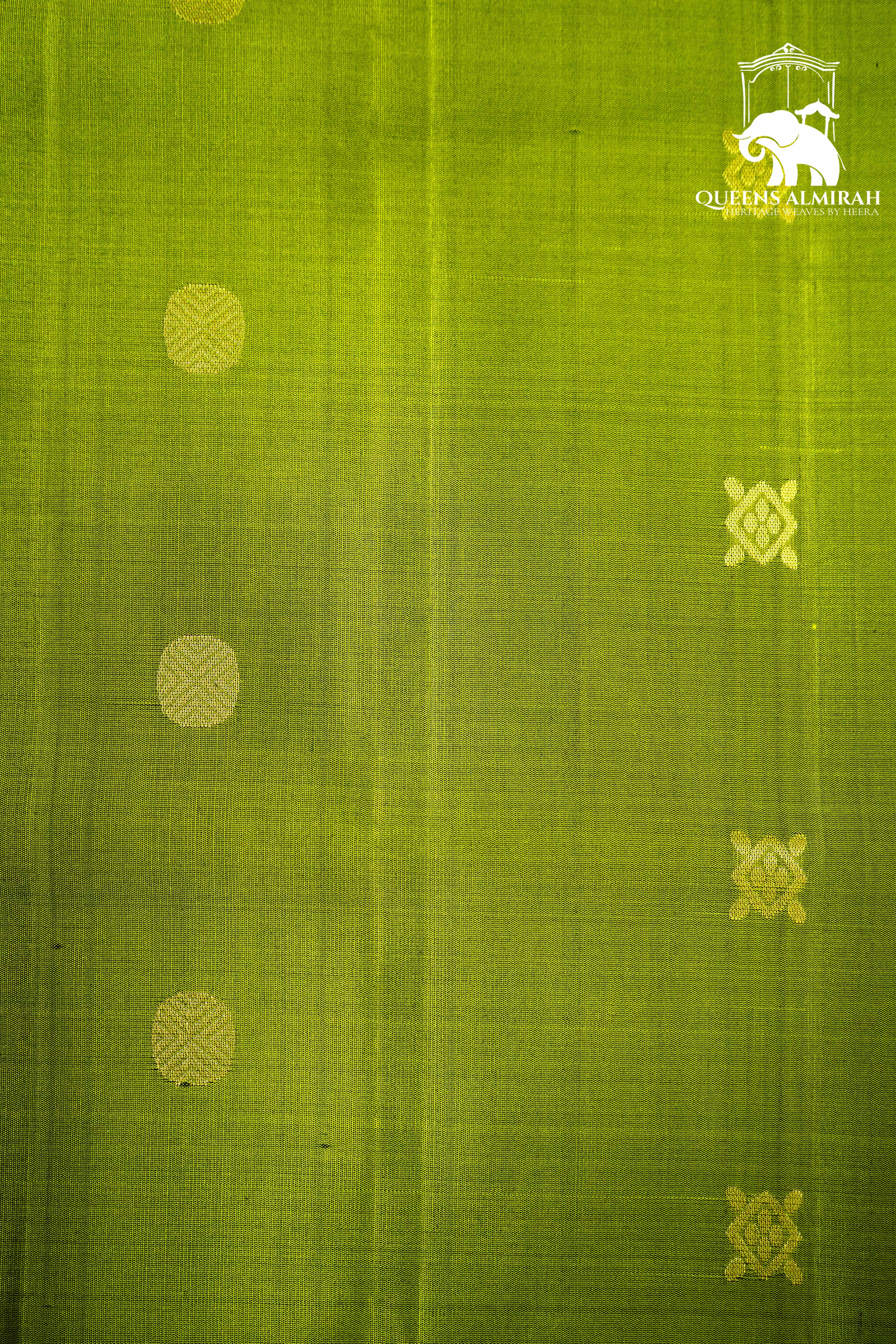 VERDUN GREEN WITH BLACK SOFT SILK SAREE - Queens Jewel Emporium