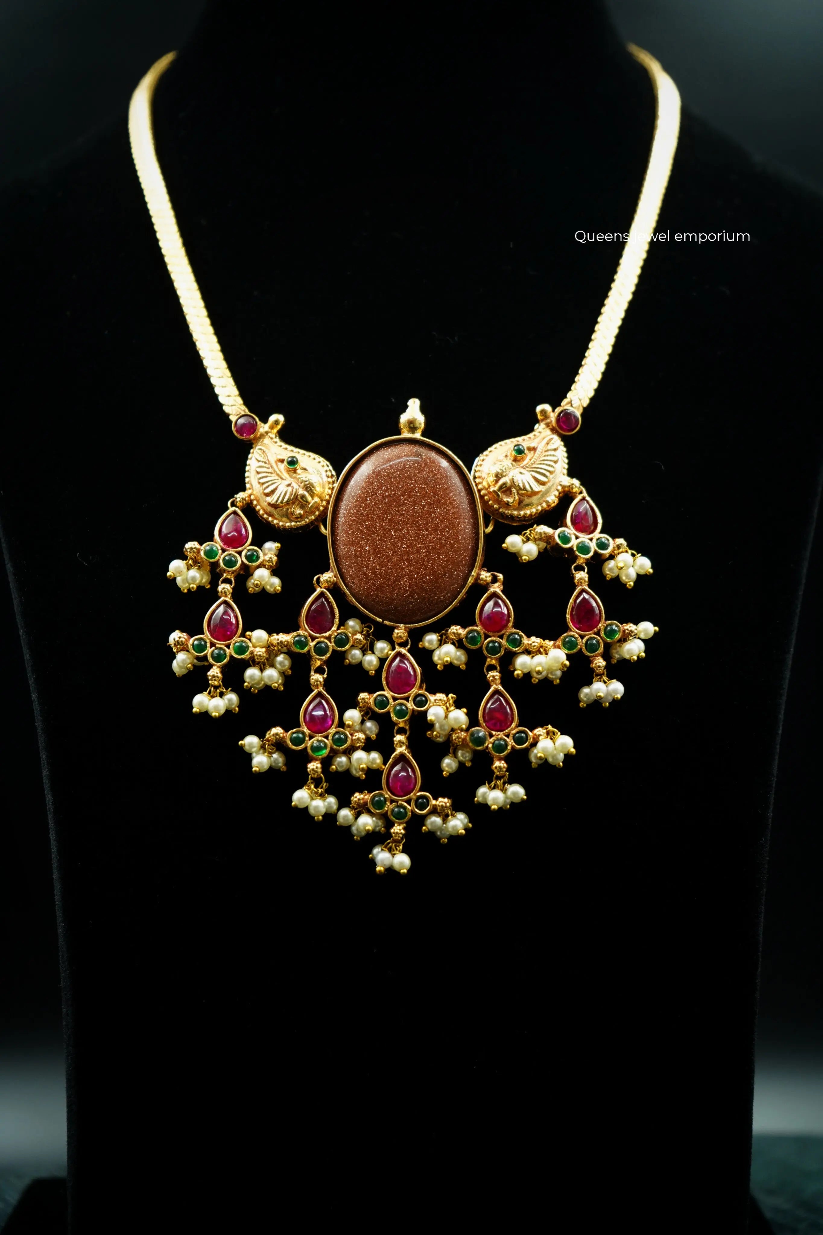 VIDISHA GUTTA PUSALU NECKLACE - Queens Jewel Emporium