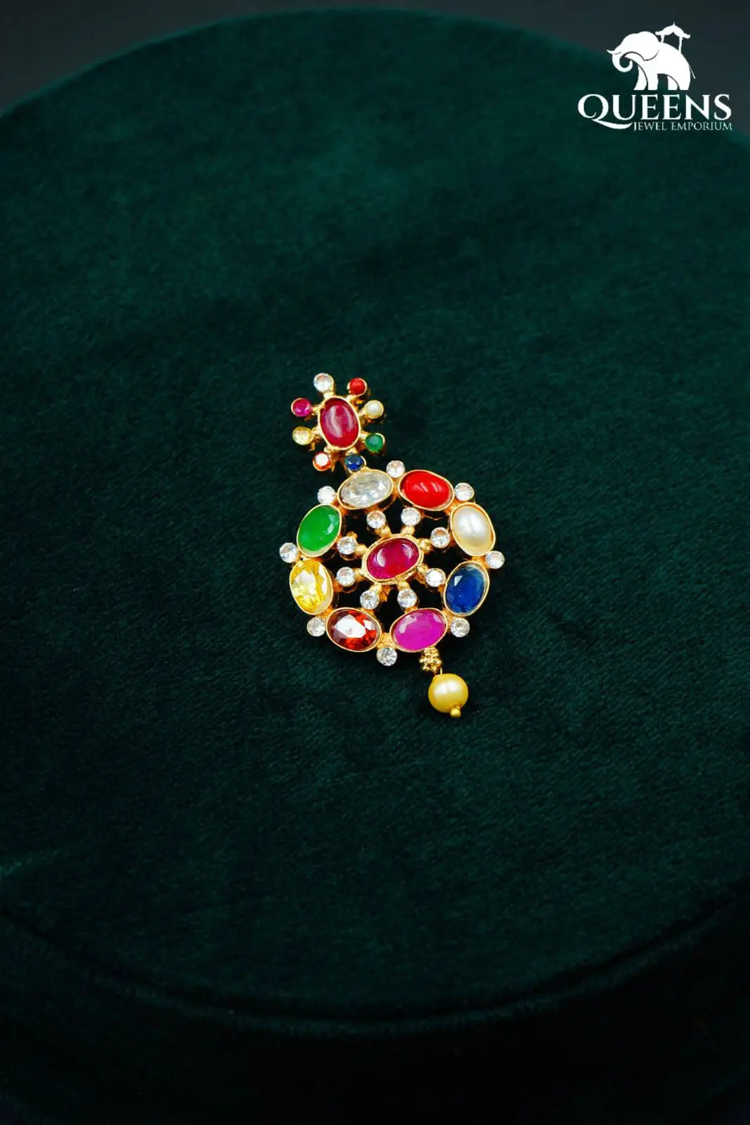 VINUDHYA ZIRCON PENDANT - Queens Jewel Emporium