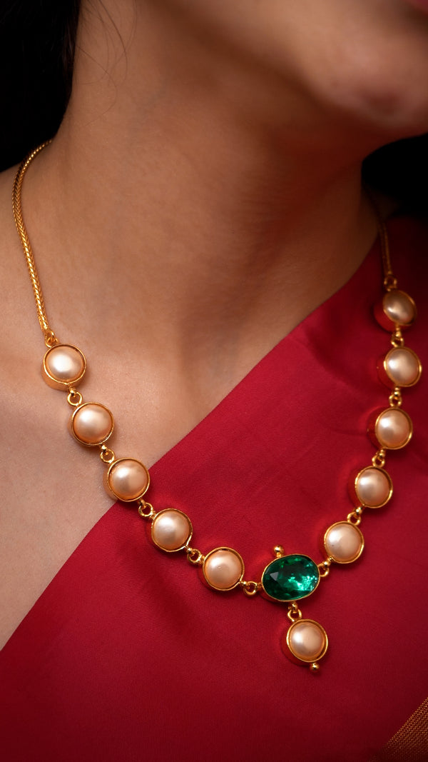 NALINI PEARL NECKLACE - Queens Jewel Emporium