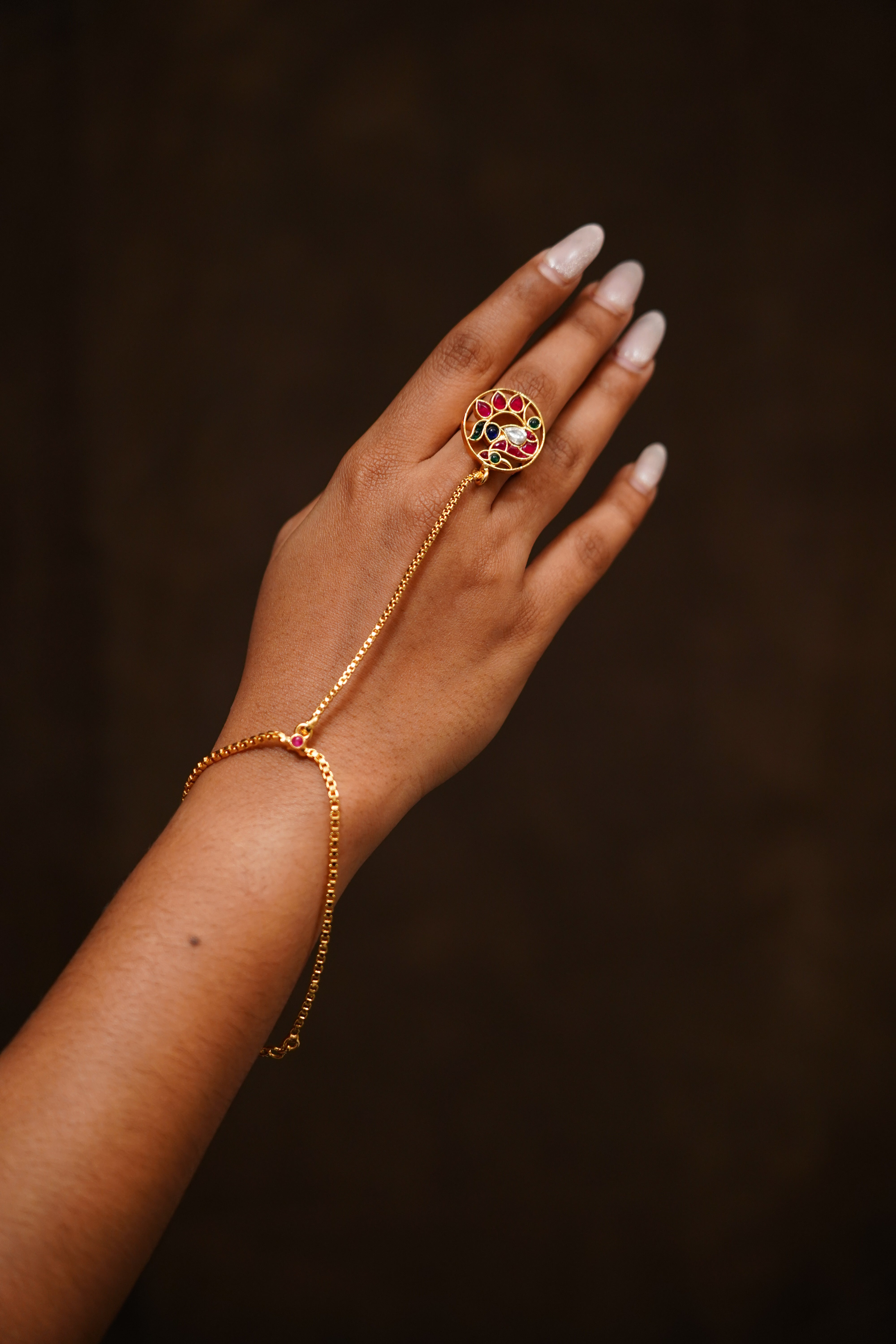 YUKTHA FINGER CHAIN - Queens Jewel Emporium