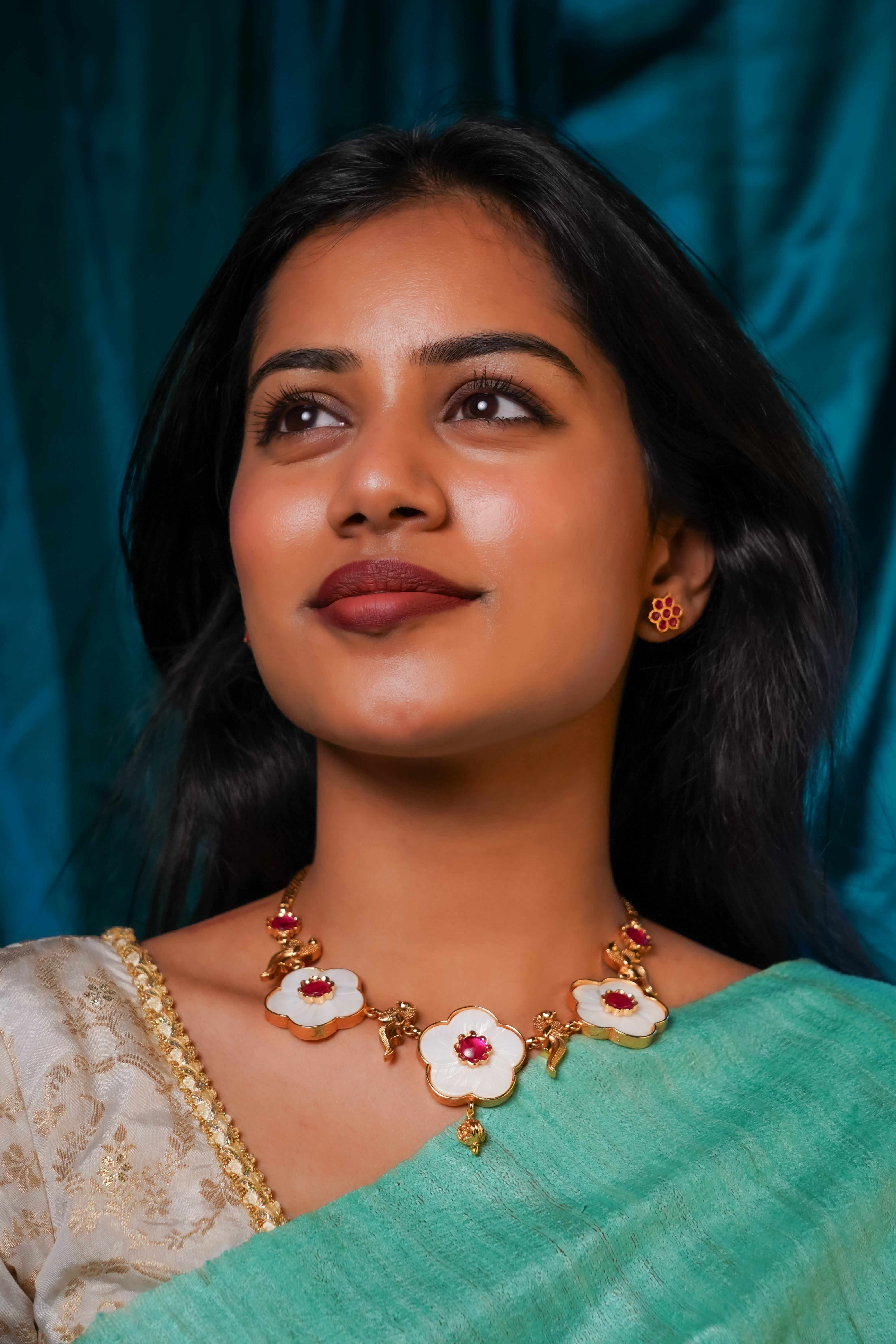 Parijat Floral Necklace