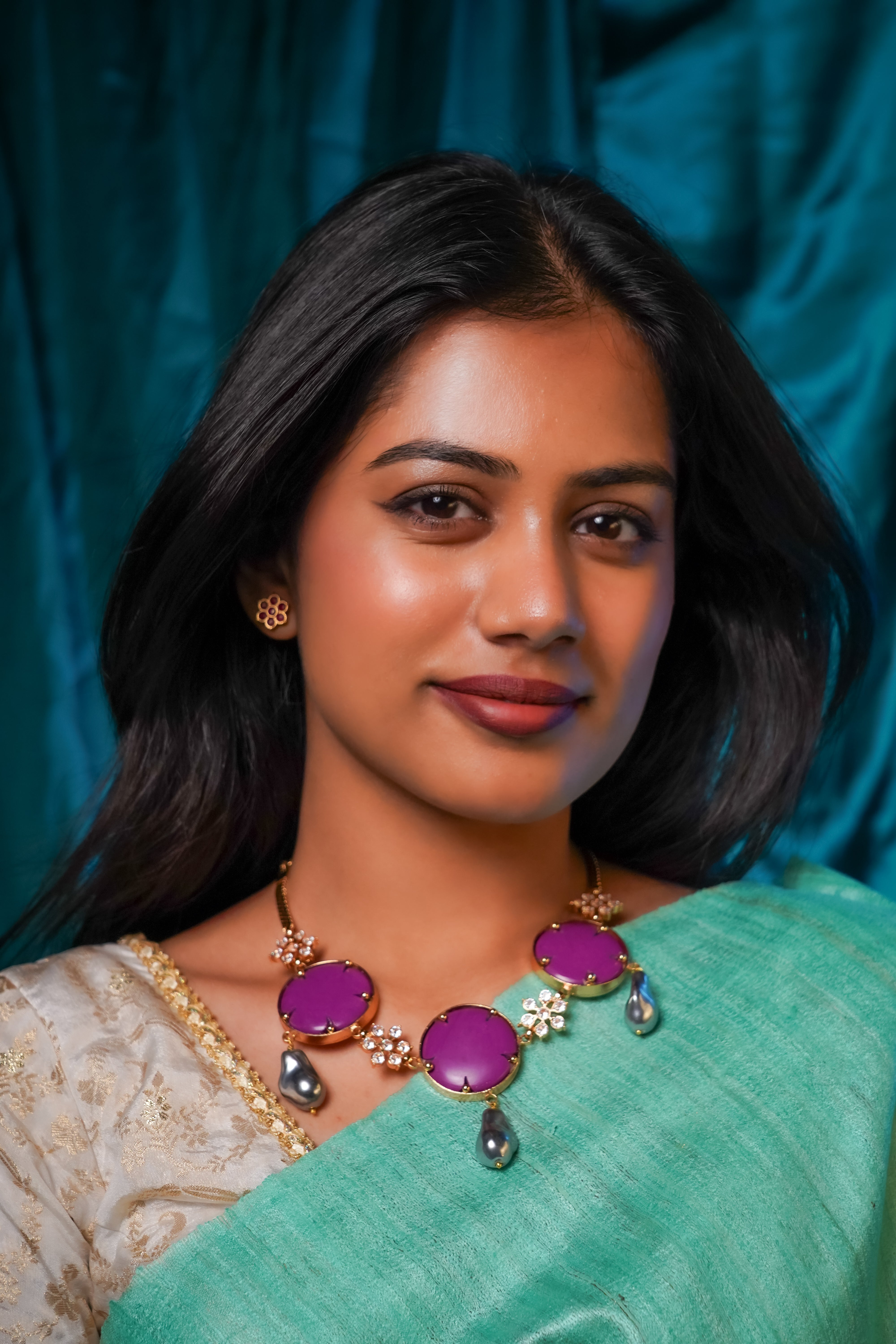 Kamala Valli Floral Necklace