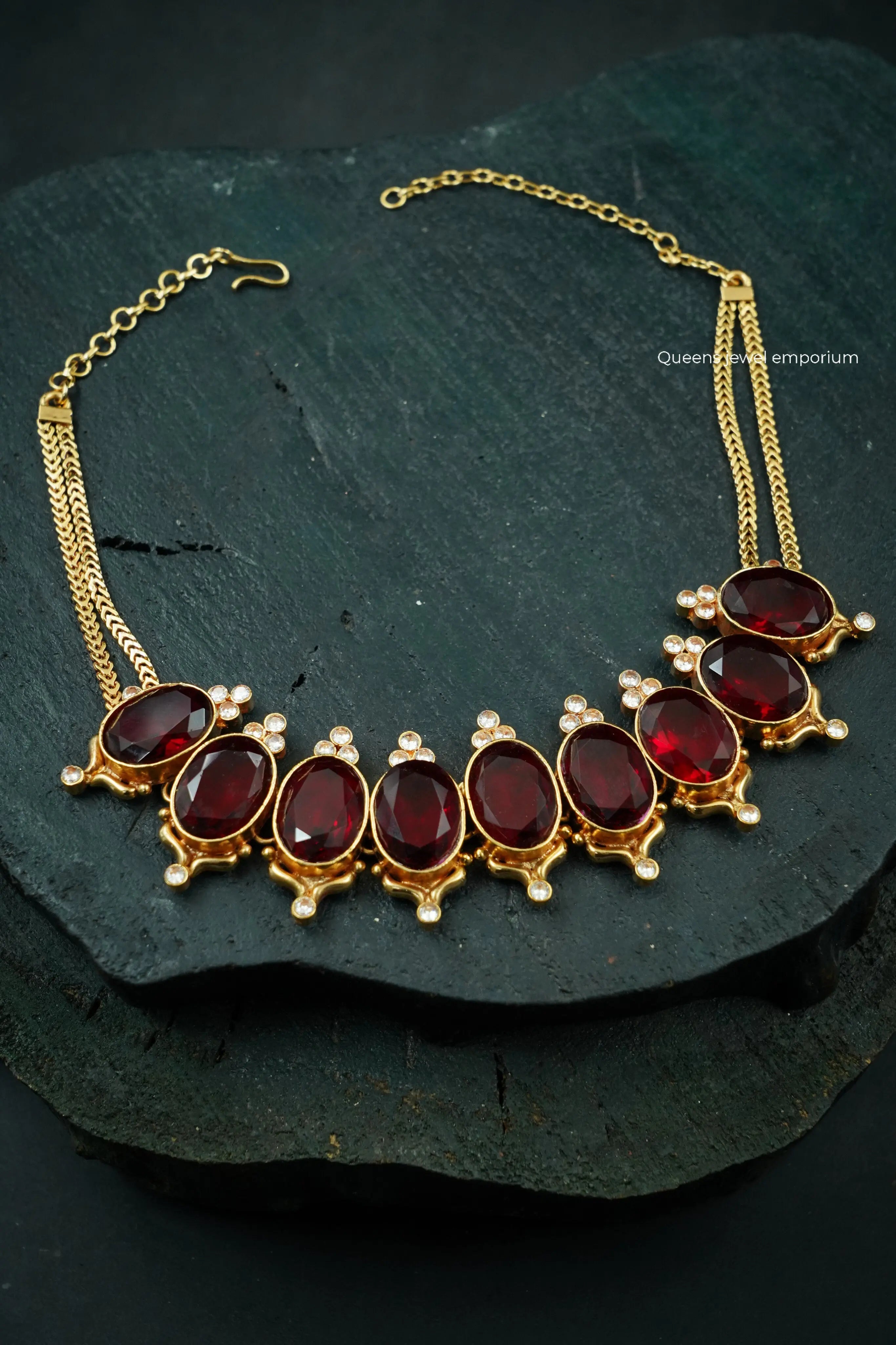 Vairachudar  Necklace Queens Jewel Emporium