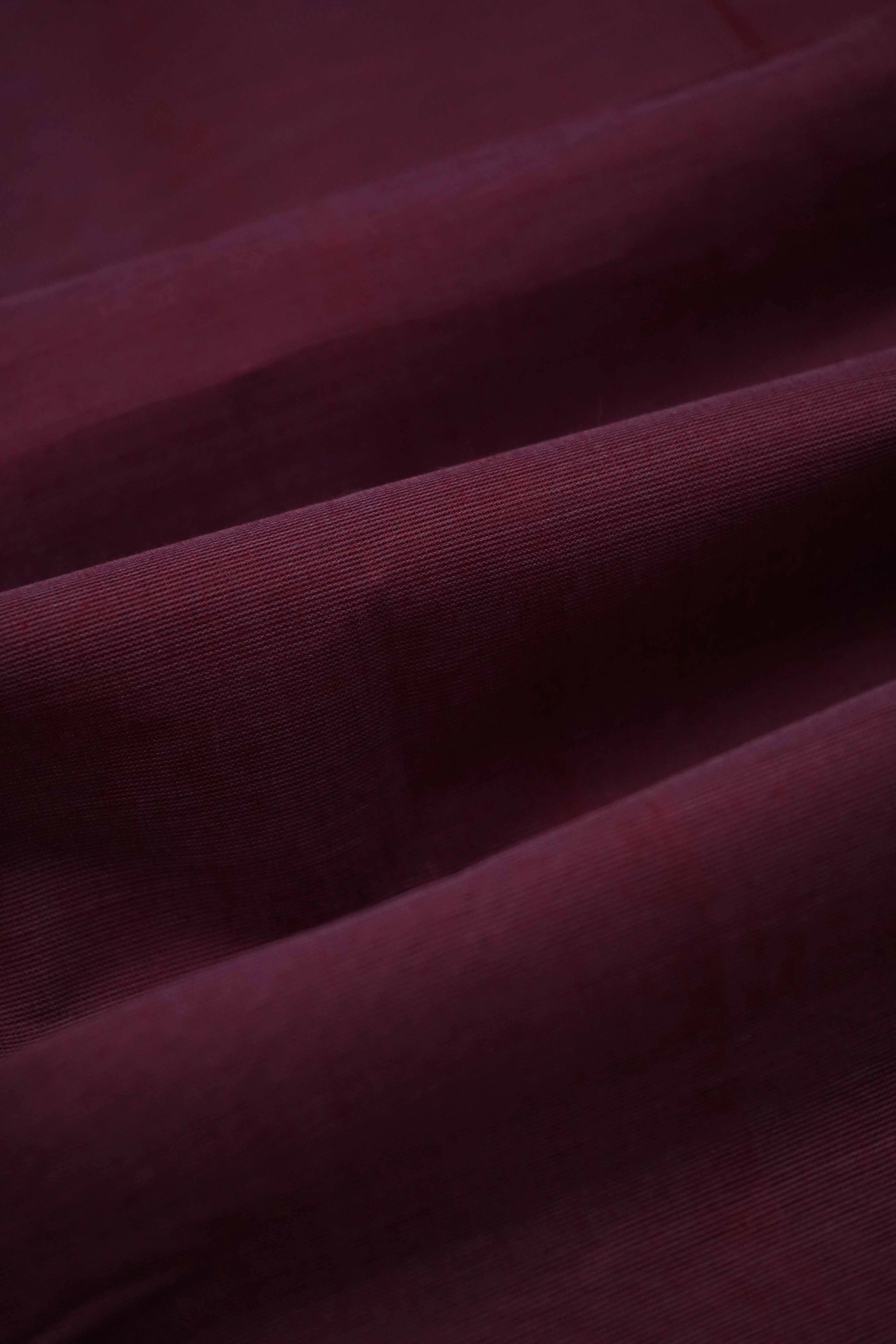 WINE BERRY WITH BOTTLE GREEN KANCHI COTTON SAREE - Queens Jewel Emporium