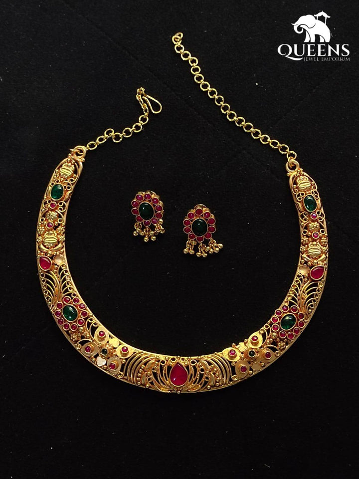ANUGYA KEMP NECKLACE - Queens Jewel Emporium
