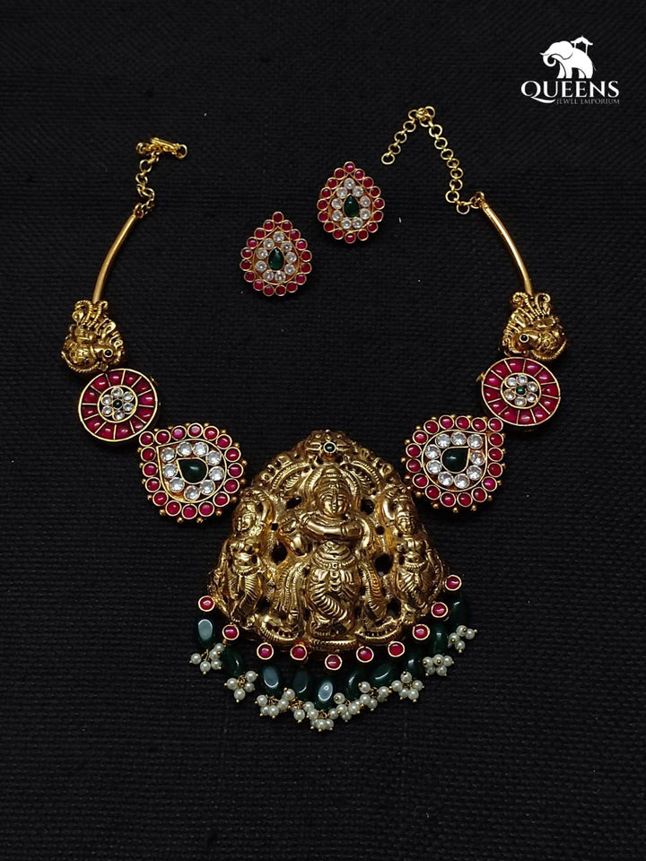 MAADHANGI NAHAAS NECKLACE - Queens Jewel Emporium