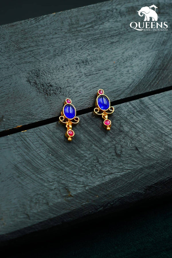 NETHRA SIMPLE EARRINGS - Queens Jewel Emporium