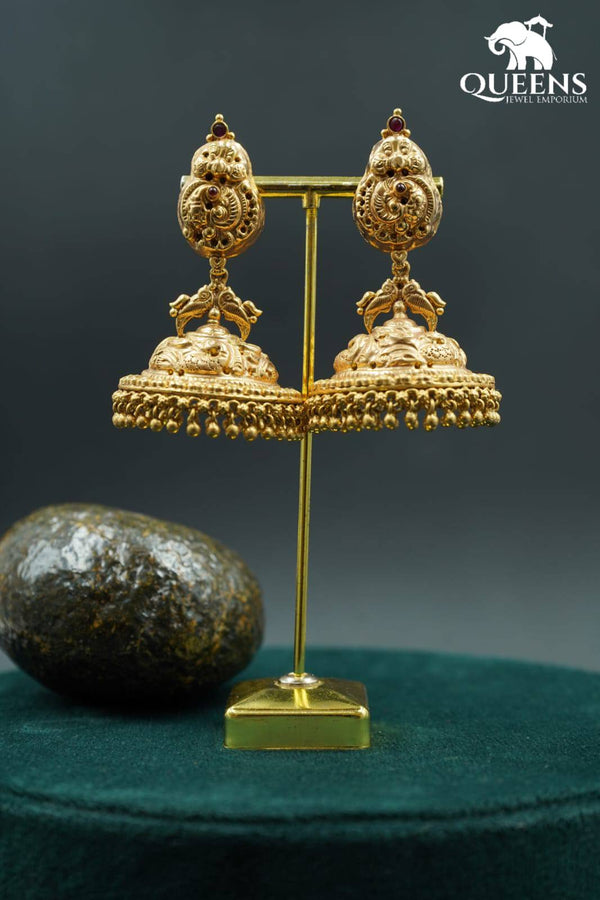 ESHWARI NAGAS JHUMKA - Queens Jewel Emporium