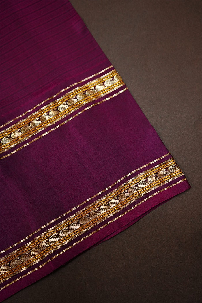 COUNTY GREEN WITH SEAL BROWN PURE KANCHIVARAM SILK SAREE - Queens Jewel Emporium