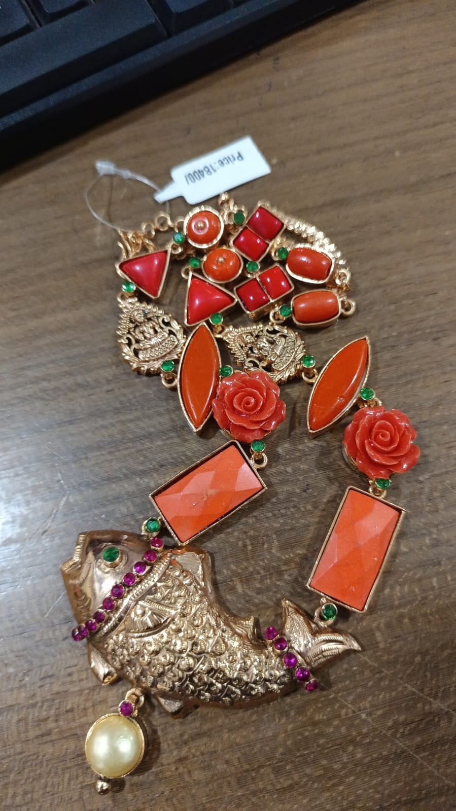 Fish Coral Necklace