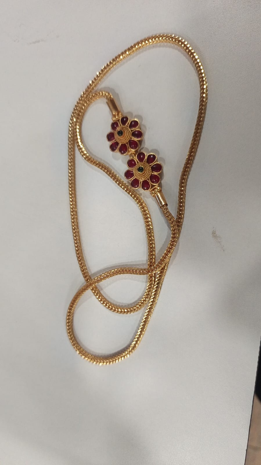 floral mugappu chain